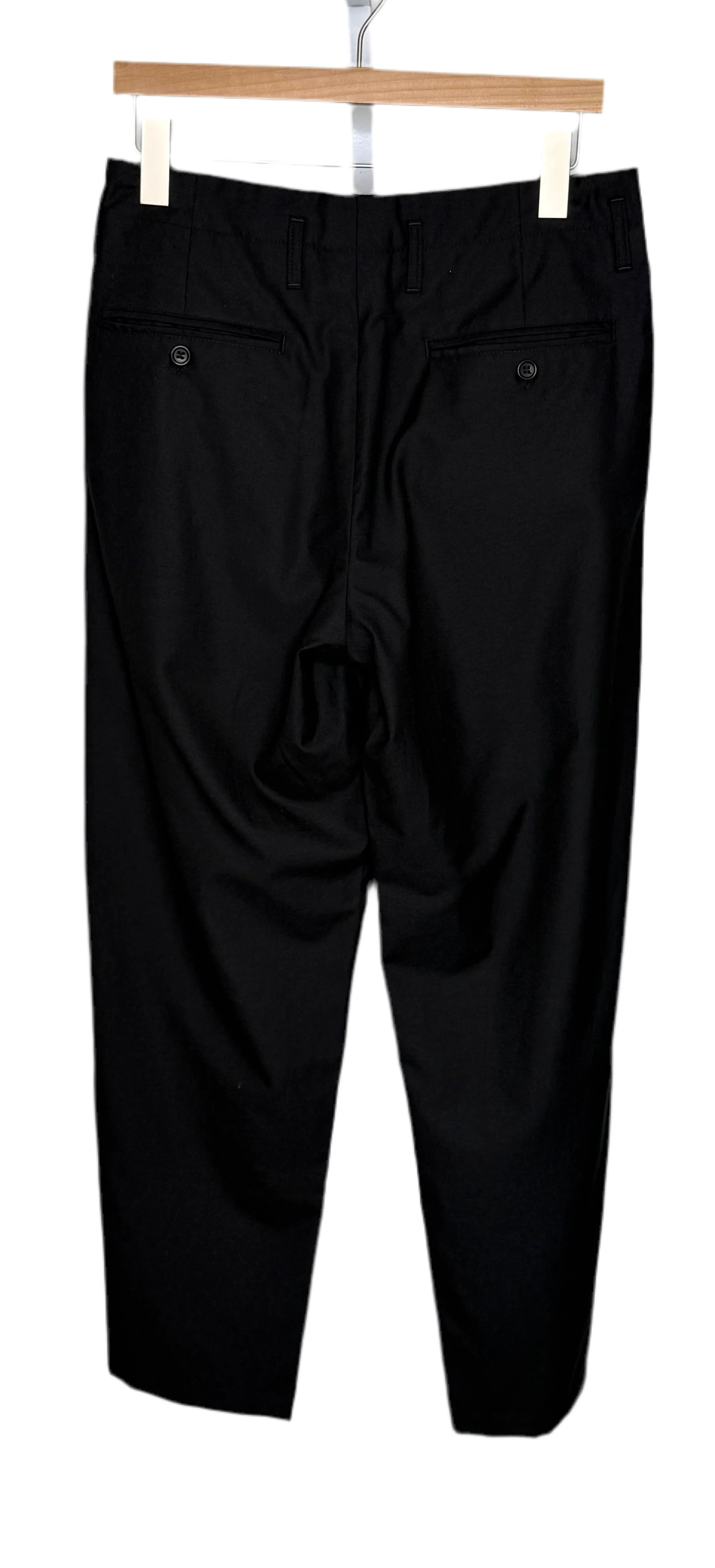 Collins Trouser Black Portuguese Wool Blend - Image 2