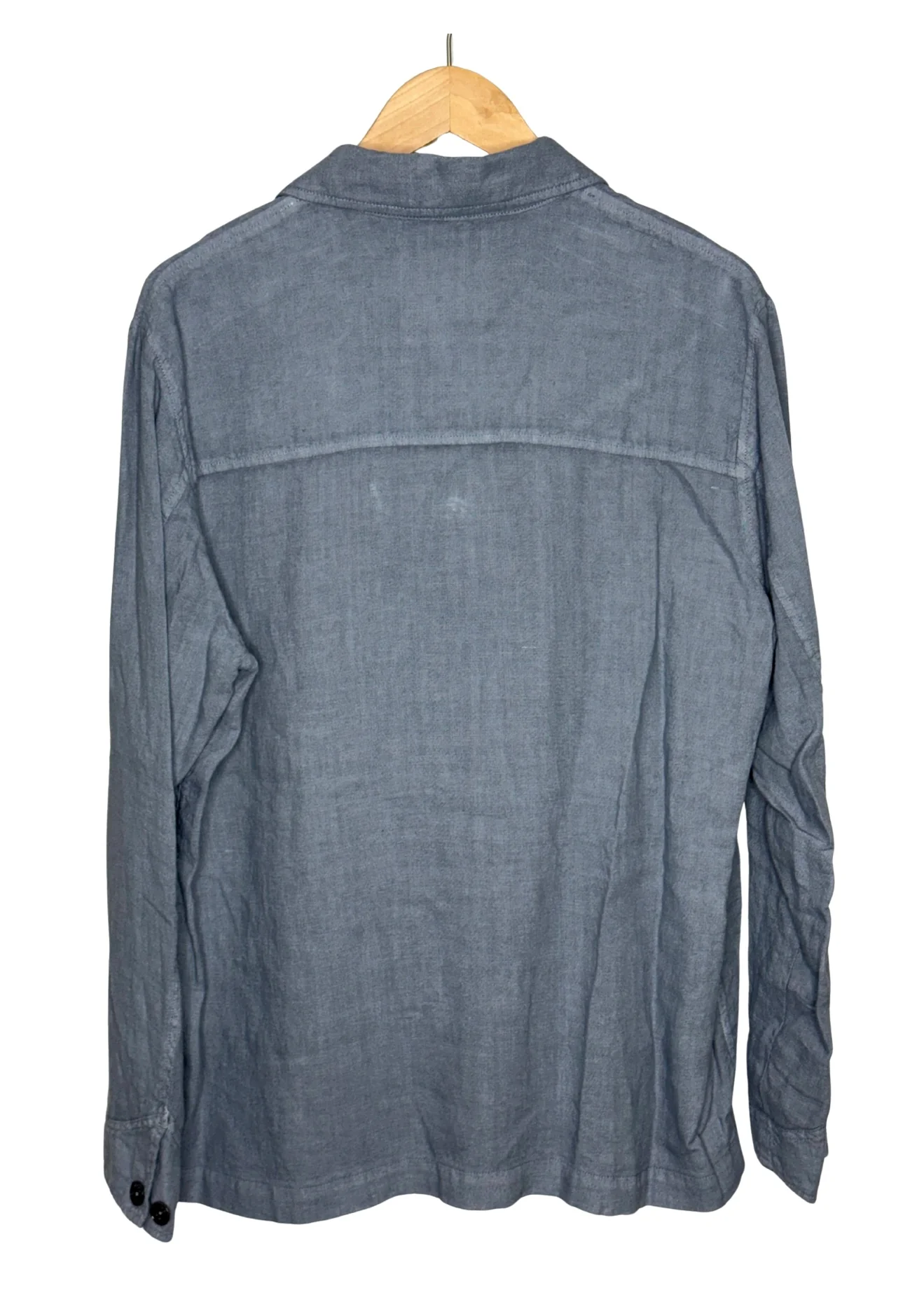 Constantin Overshirt Garment Dyed Light Blue - Image 2