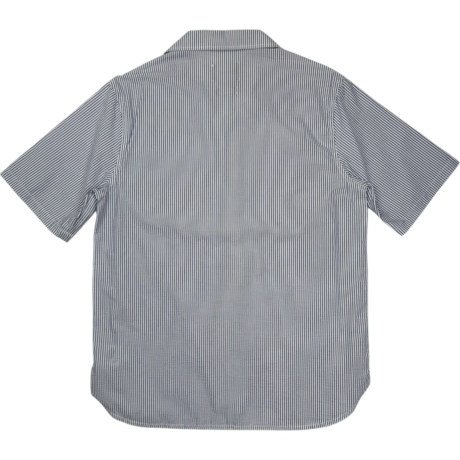Cool Breeze Shirt Seersucker Stripes Blue Moon - Image 2