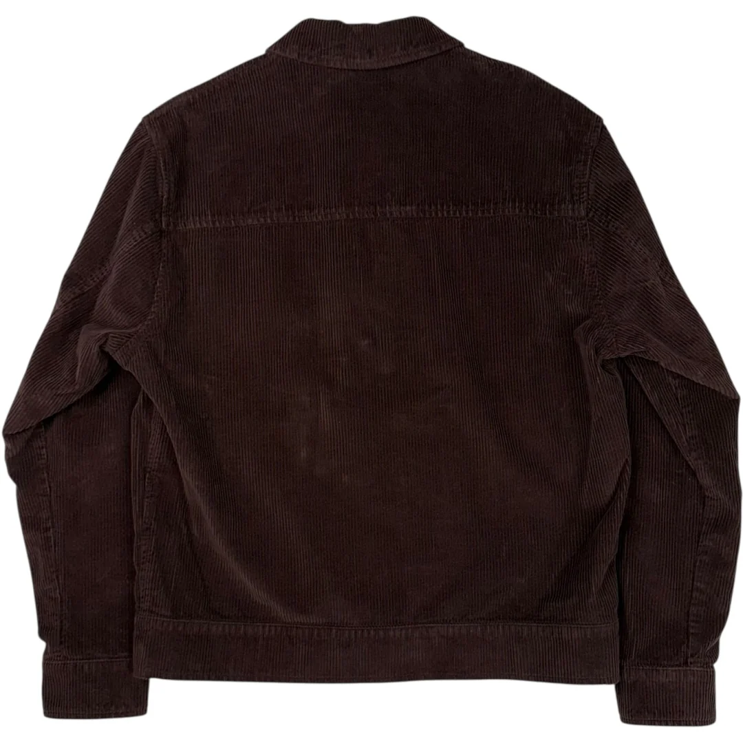 Cornell Two Pocket Button Front Jacket Brown Corduroy - Image 2