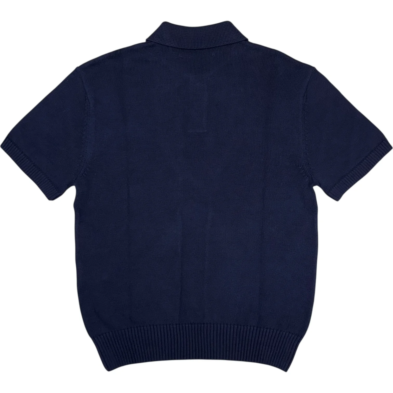 Cotton Knit Polo Navy - Image 2
