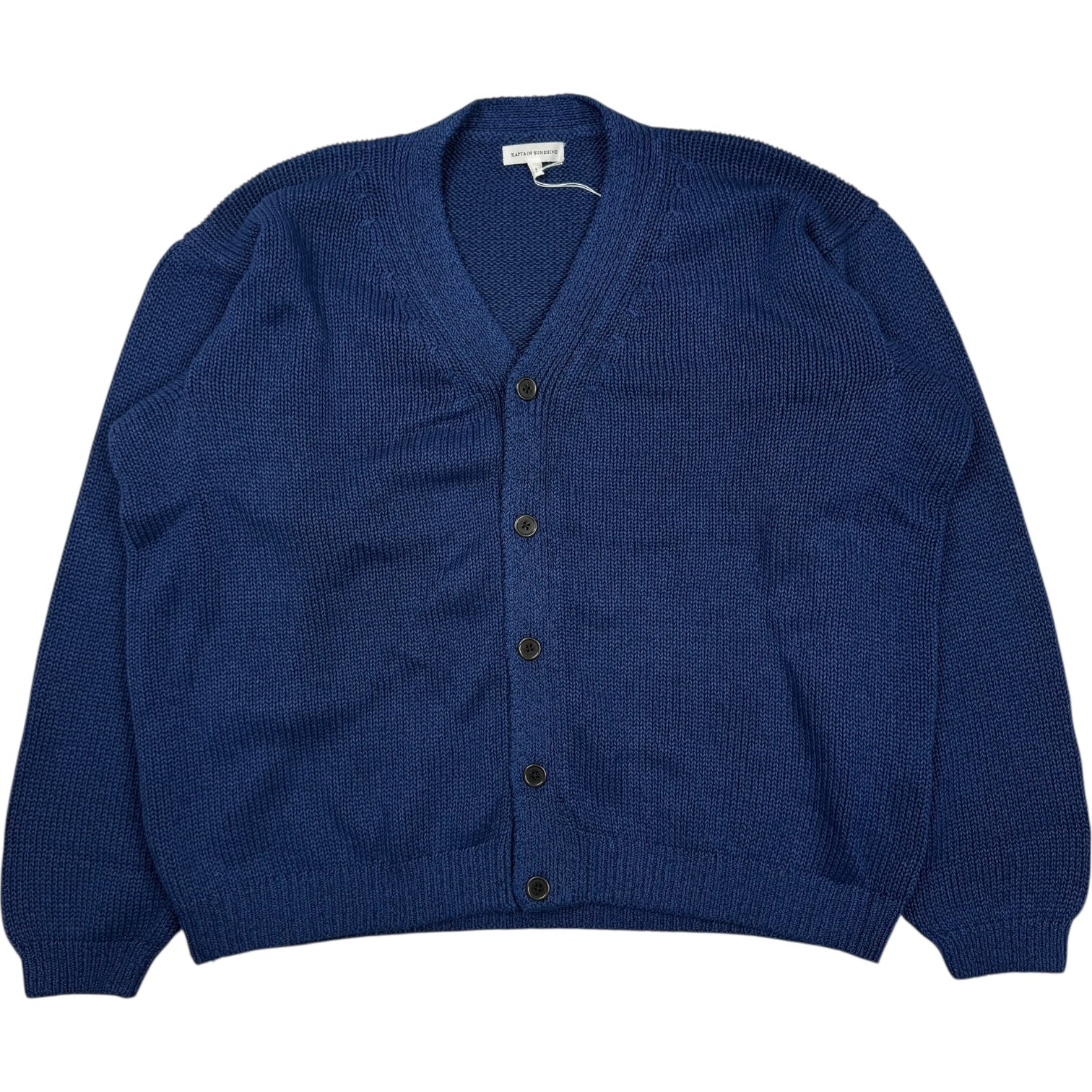 Cotton Washi Cardigan Indigo Blue
