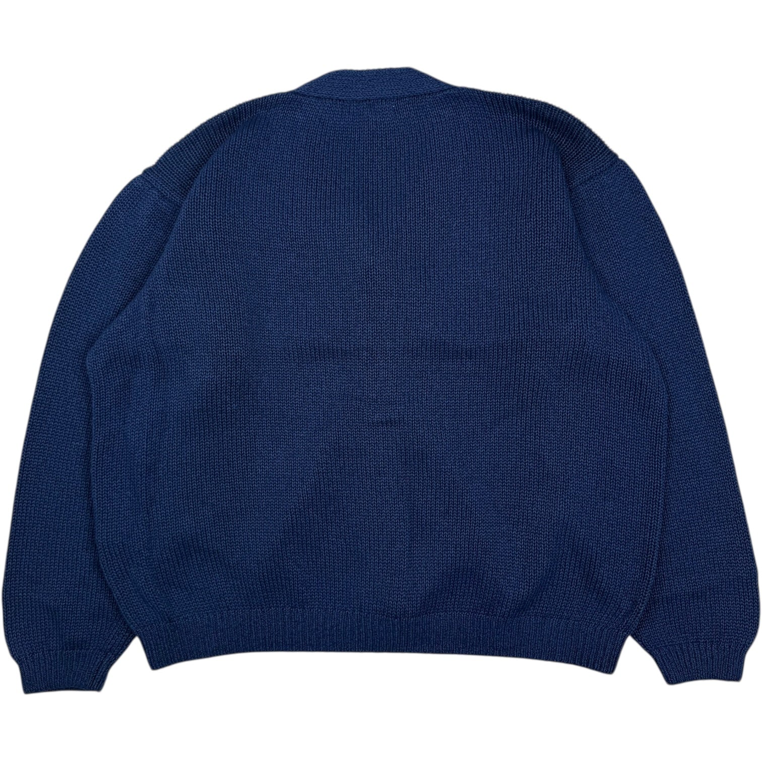 Cotton Washi Cardigan Indigo Blue - Image 2