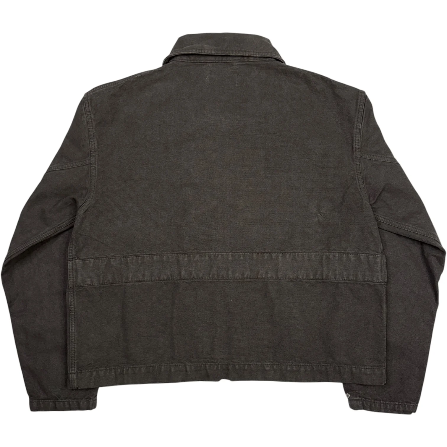 Courier Jacket Washed Grey Canvas - Image 2