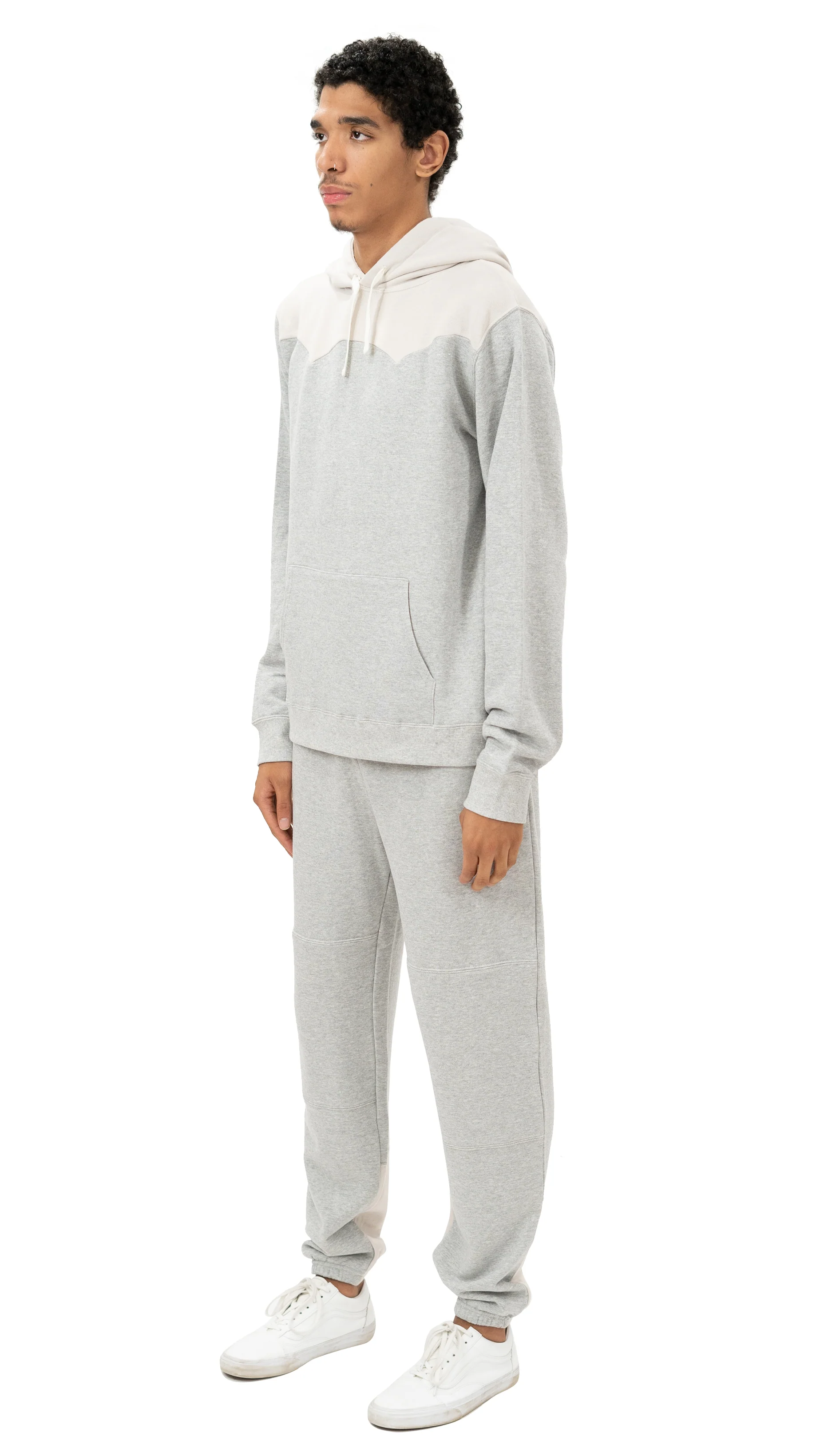 Cowboy Yoke Hoodie Gray - Image 3