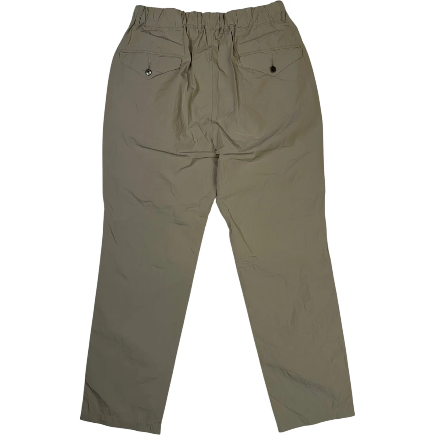 Crinkle Cotton Gray Trouser - Image 2