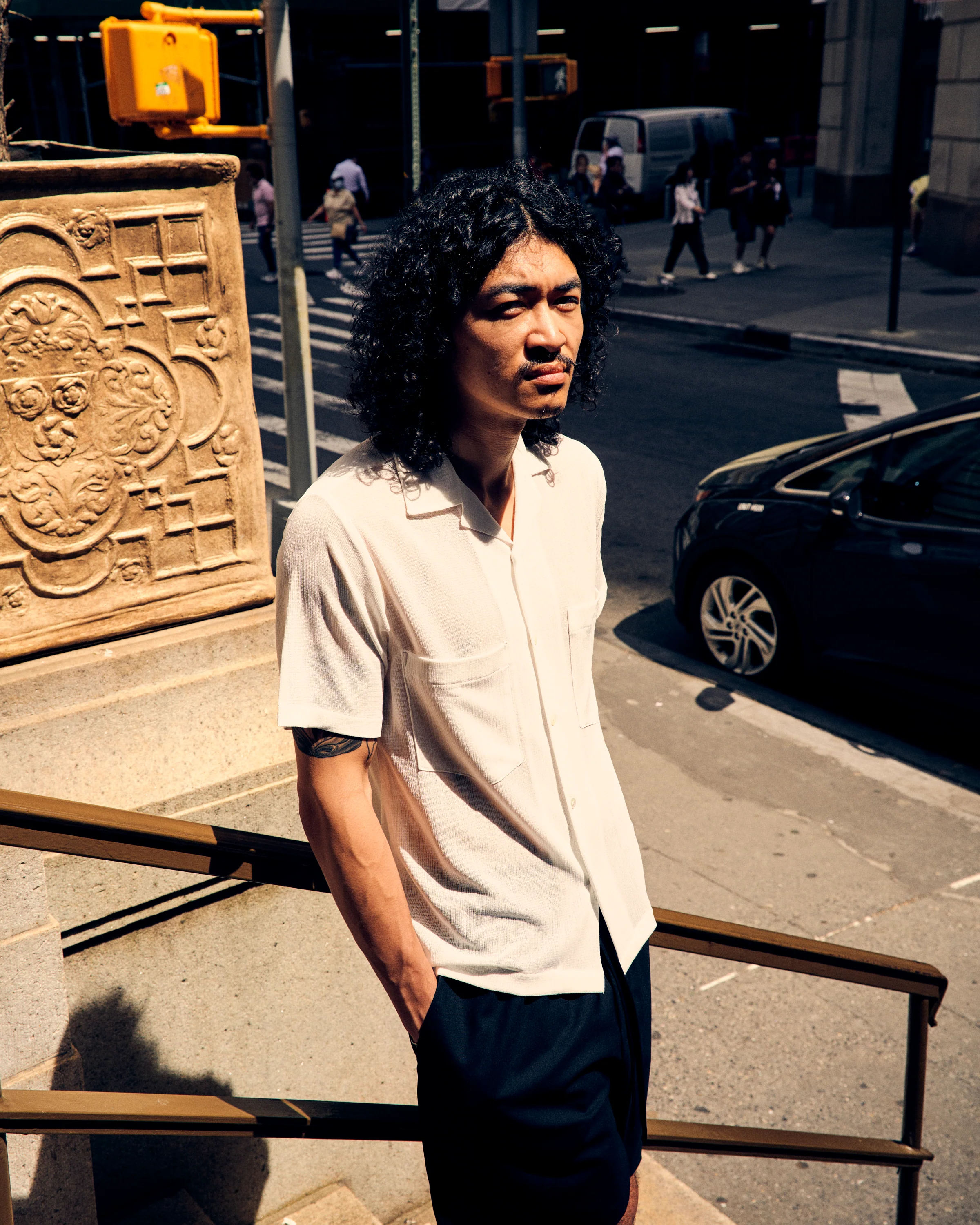 Dexter White Shirt Japanese Cloth