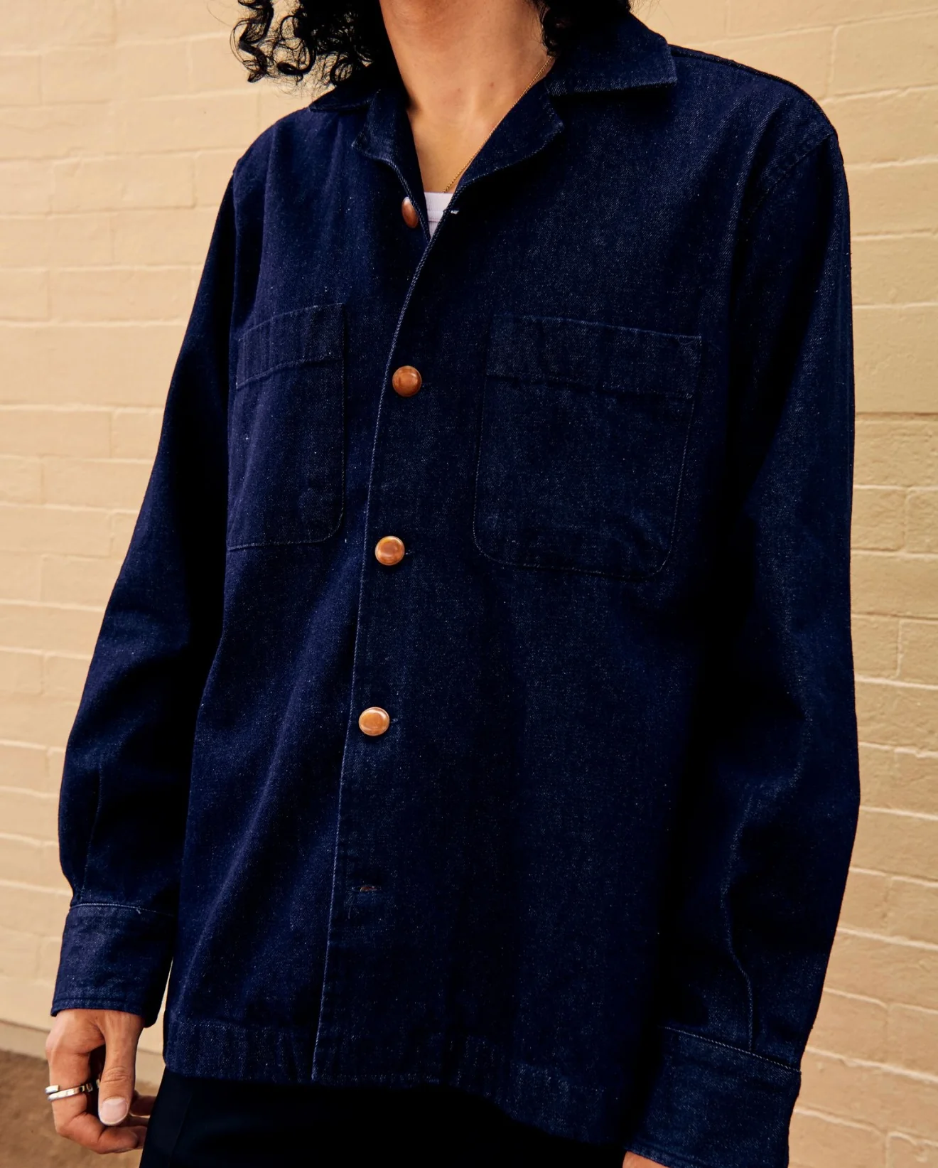 CUEVA x DOPPIAA Collaboration Aabba Denim Shirt - Image 2