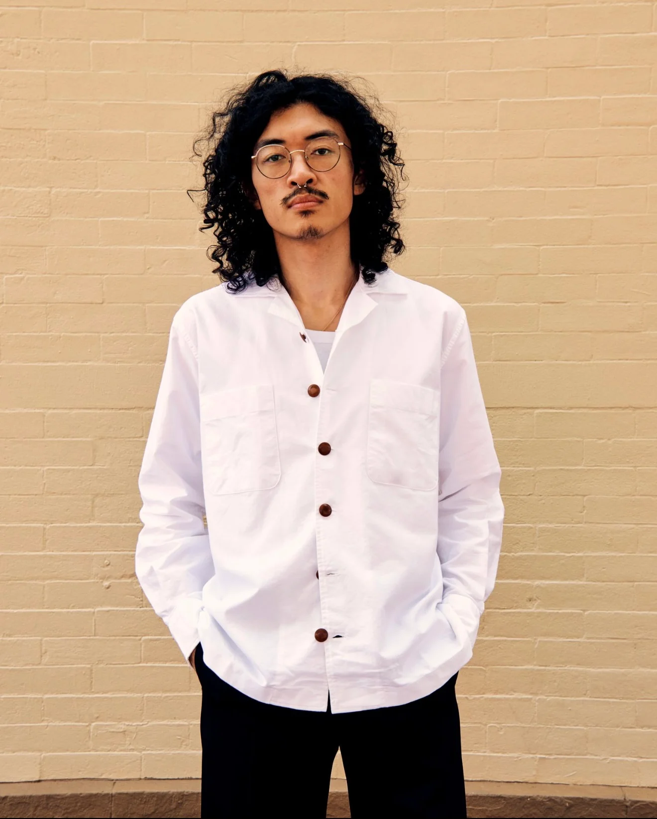 CUEVA x DOPPIAA Collaboration Aabba White Shirt