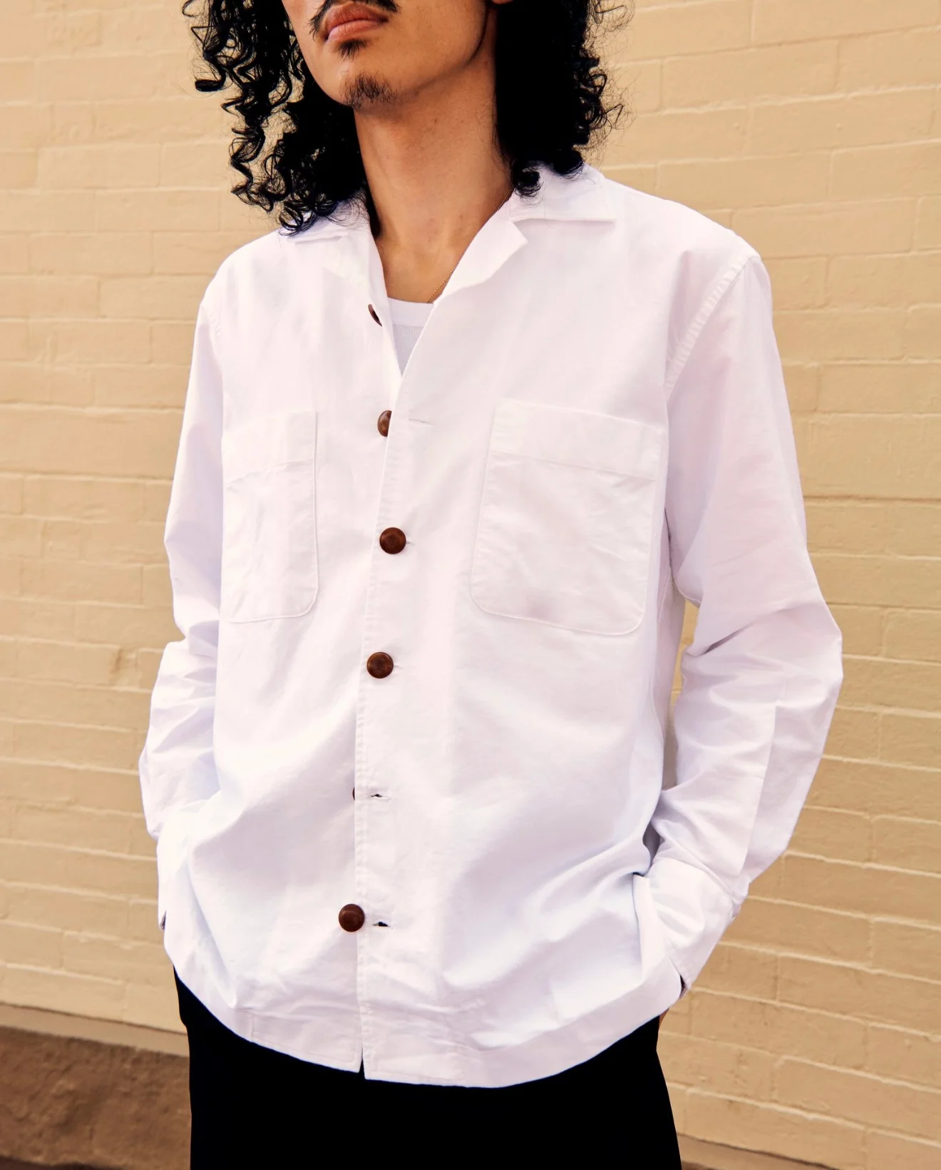 CUEVA x DOPPIAA Collaboration Aabba White Shirt - Image 3