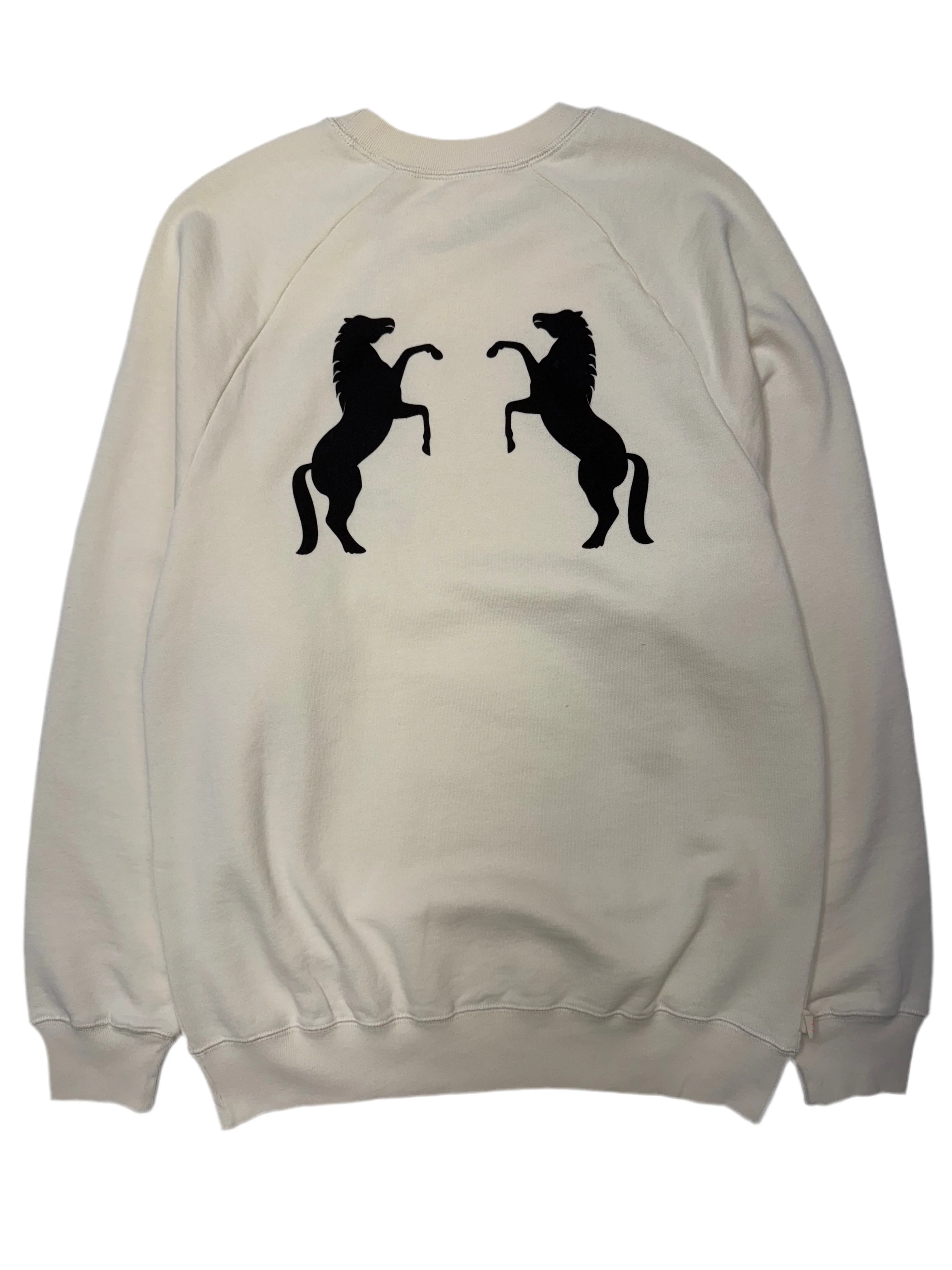 Cunha Logo Sweatshirt Wild Horses Off White - Image 2