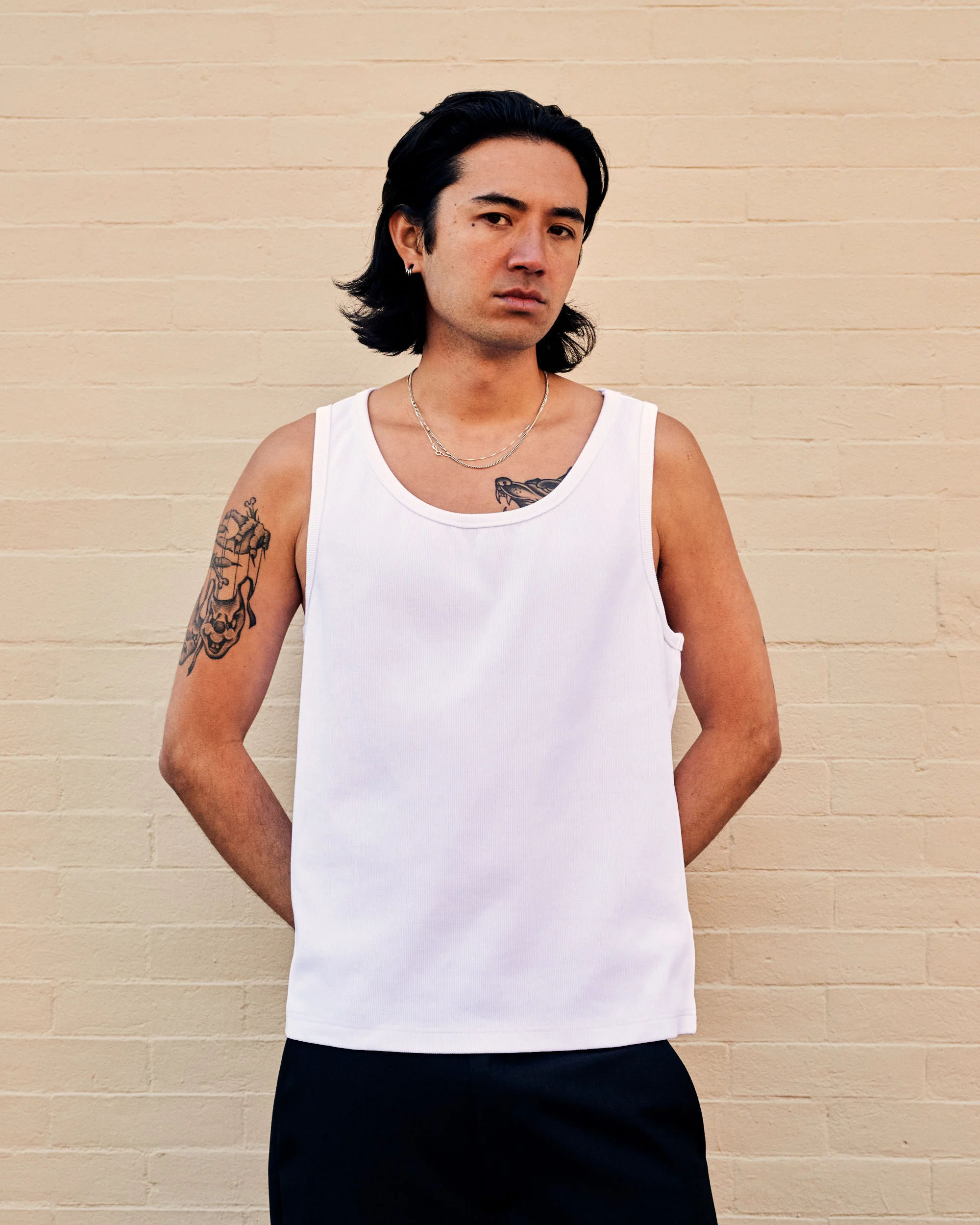 Cyril Tank Top Organic White Cotton