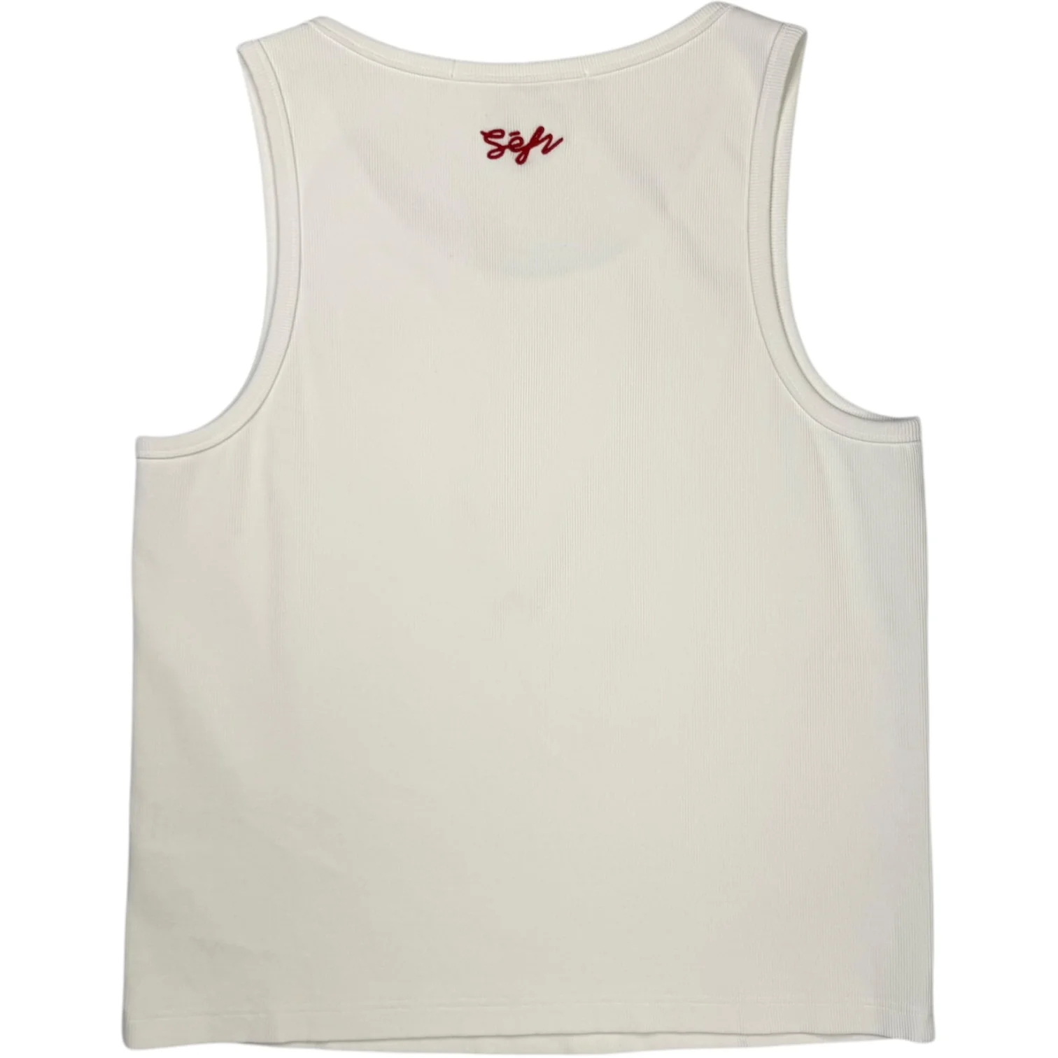 Cyril Tank Top Organic White Cotton - Image 3