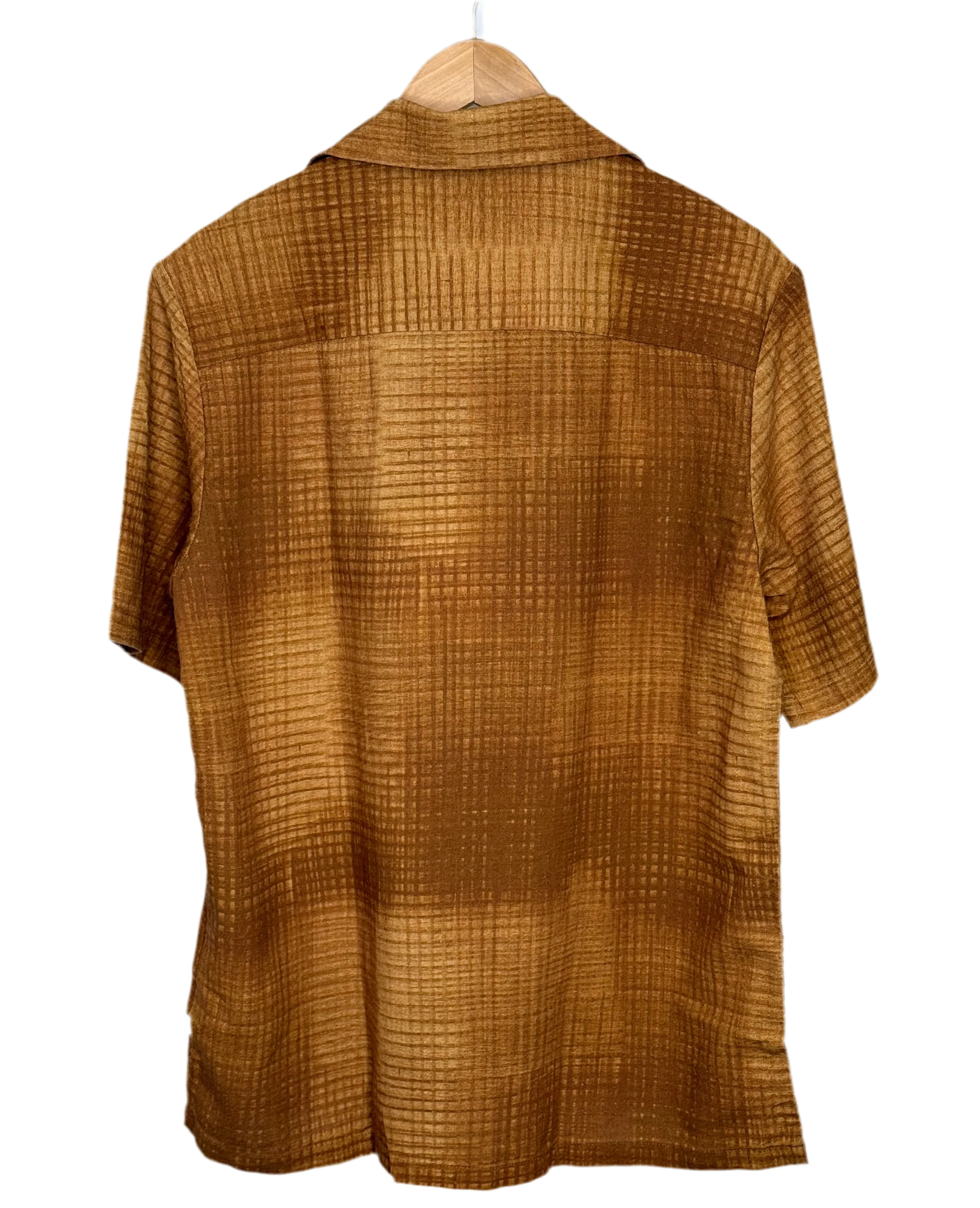 Daniel Short Sleeve Shirt Brown Print - Image 2