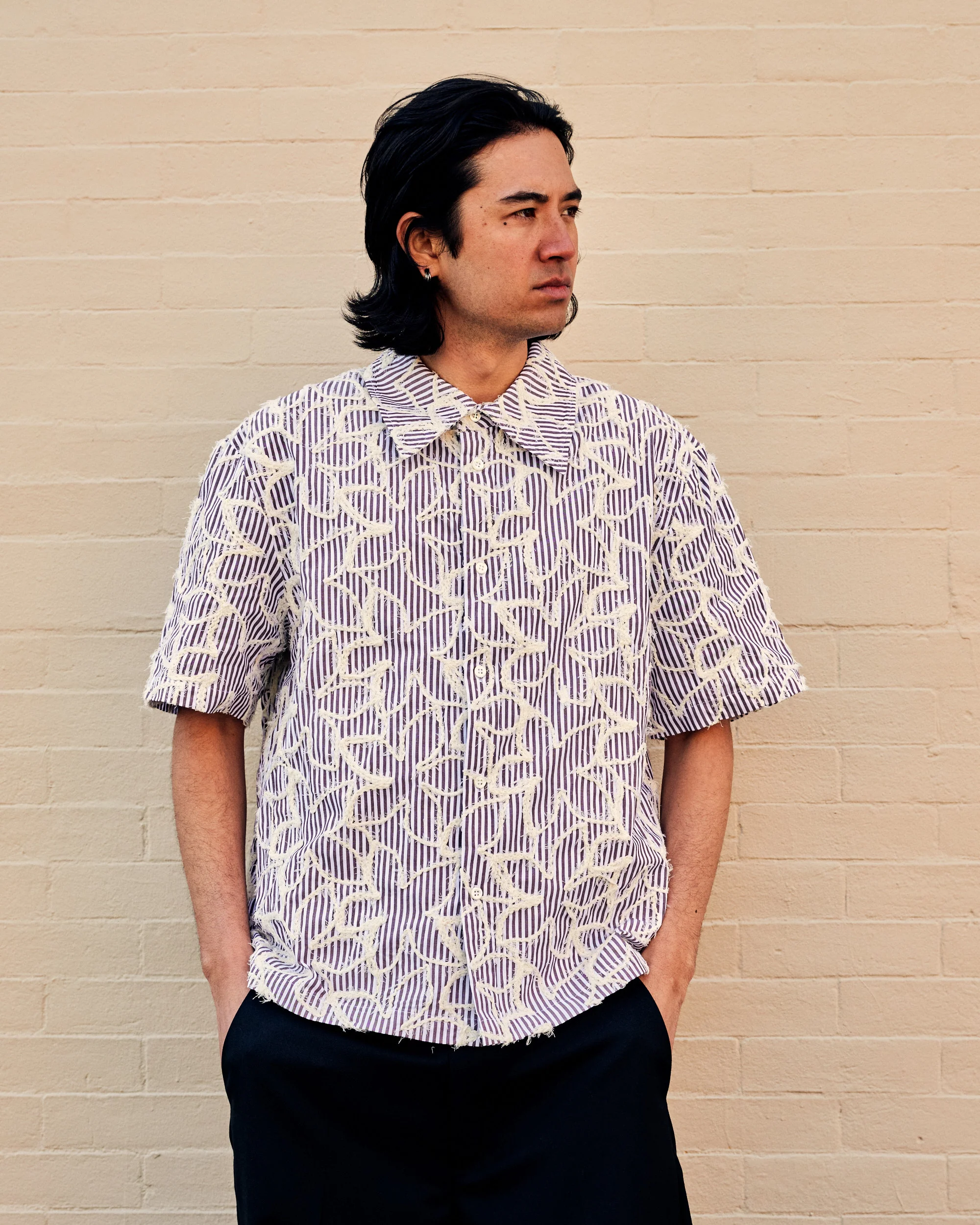 Dayot Shirt Pool Stripe