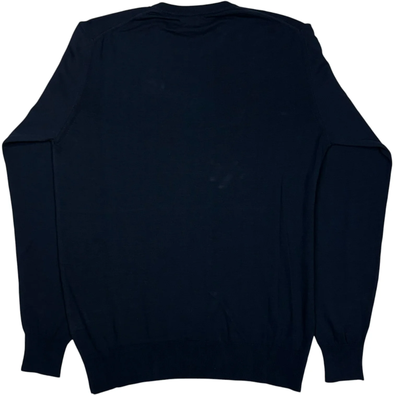 Aalfeo ML Cotton Navy Long Sleeve T-Shirt - Image 2