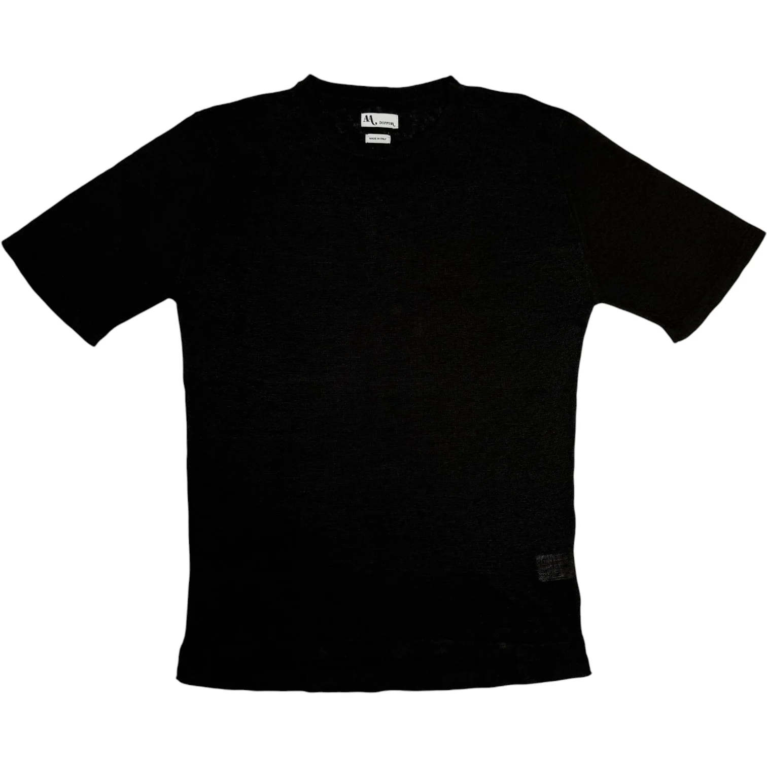 Aalfeo Tu Linen Black T-Shirt