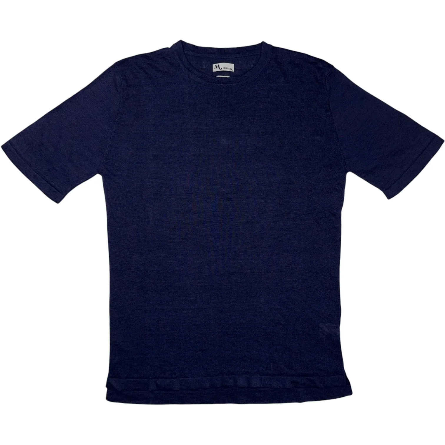 Aalfeo Tu Linen Navy T-Shirt
