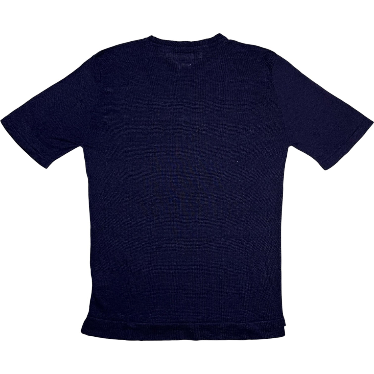 Aalfeo Tu Linen Navy T-Shirt - Image 2