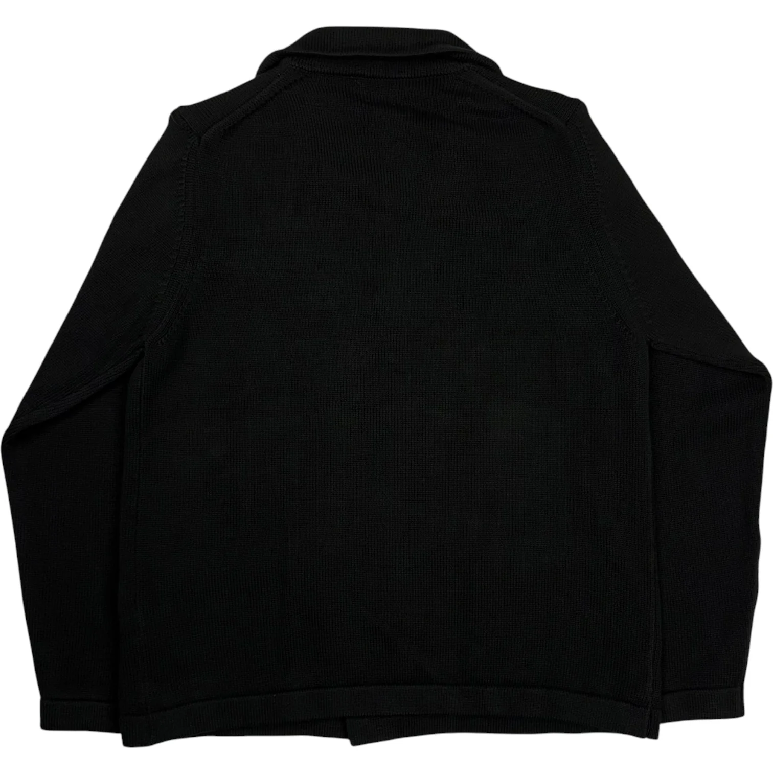 Aambrogio Cotton Black Knitted Blazer - Image 2