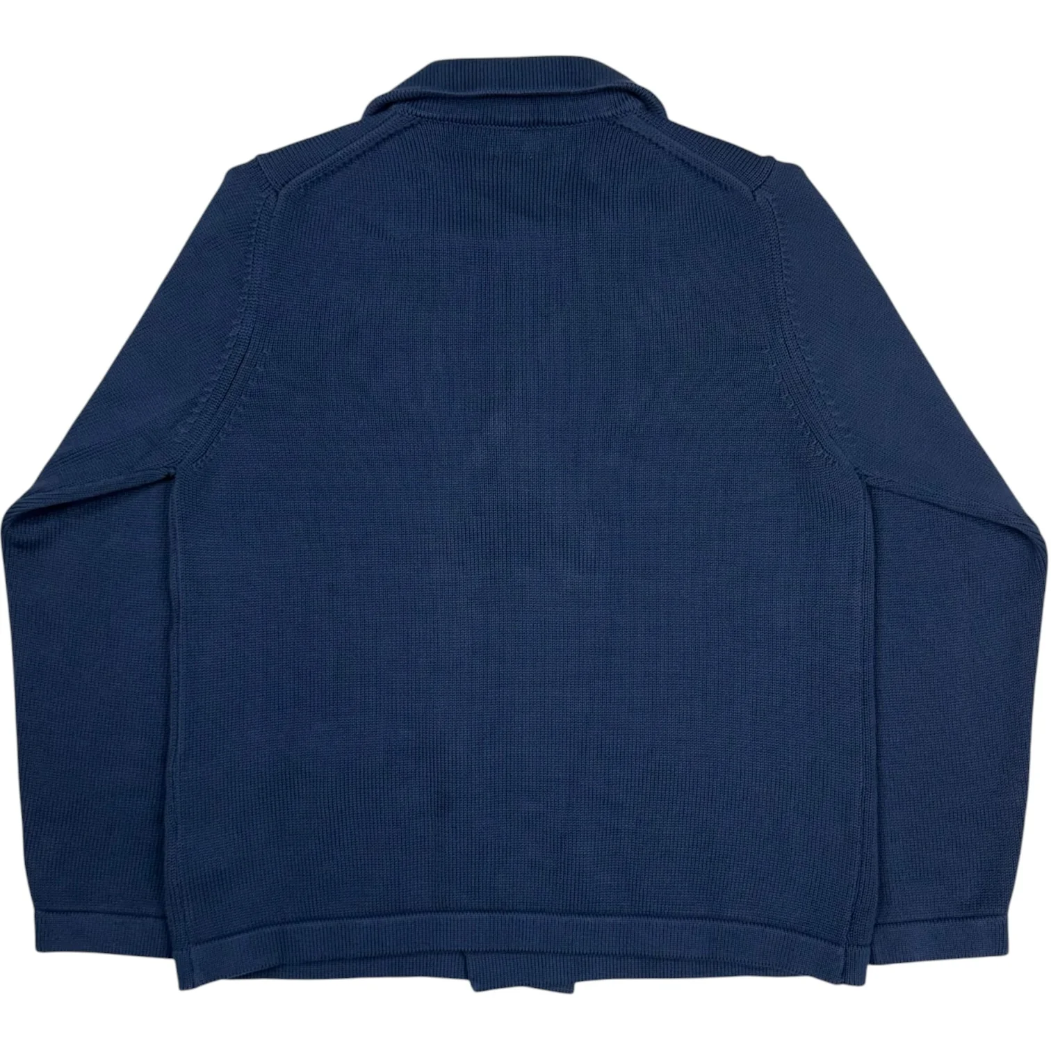 Aambrogio Cotton Blue Knitted Blazer - Image 2