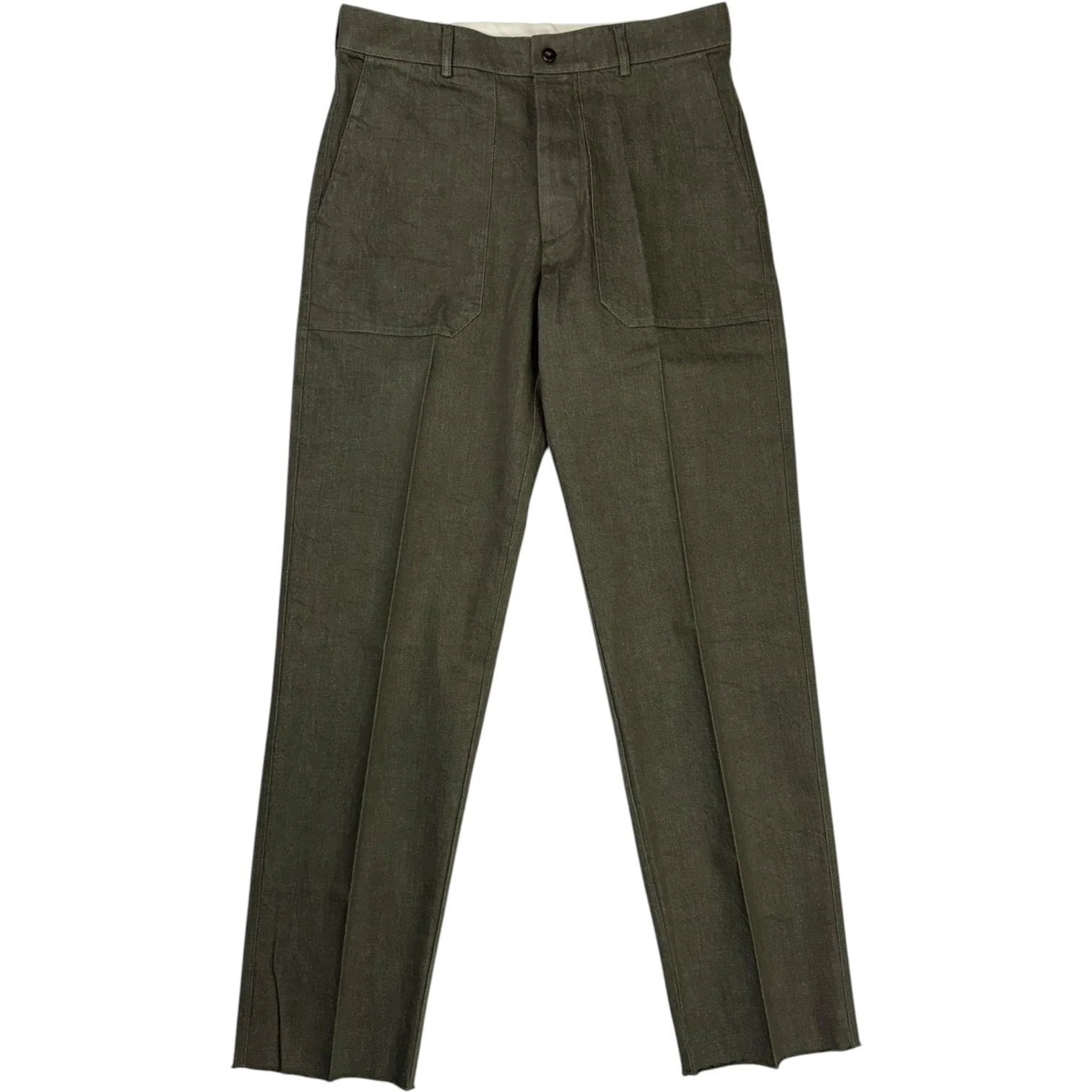 Aartemas Cotton Olive Trouser
