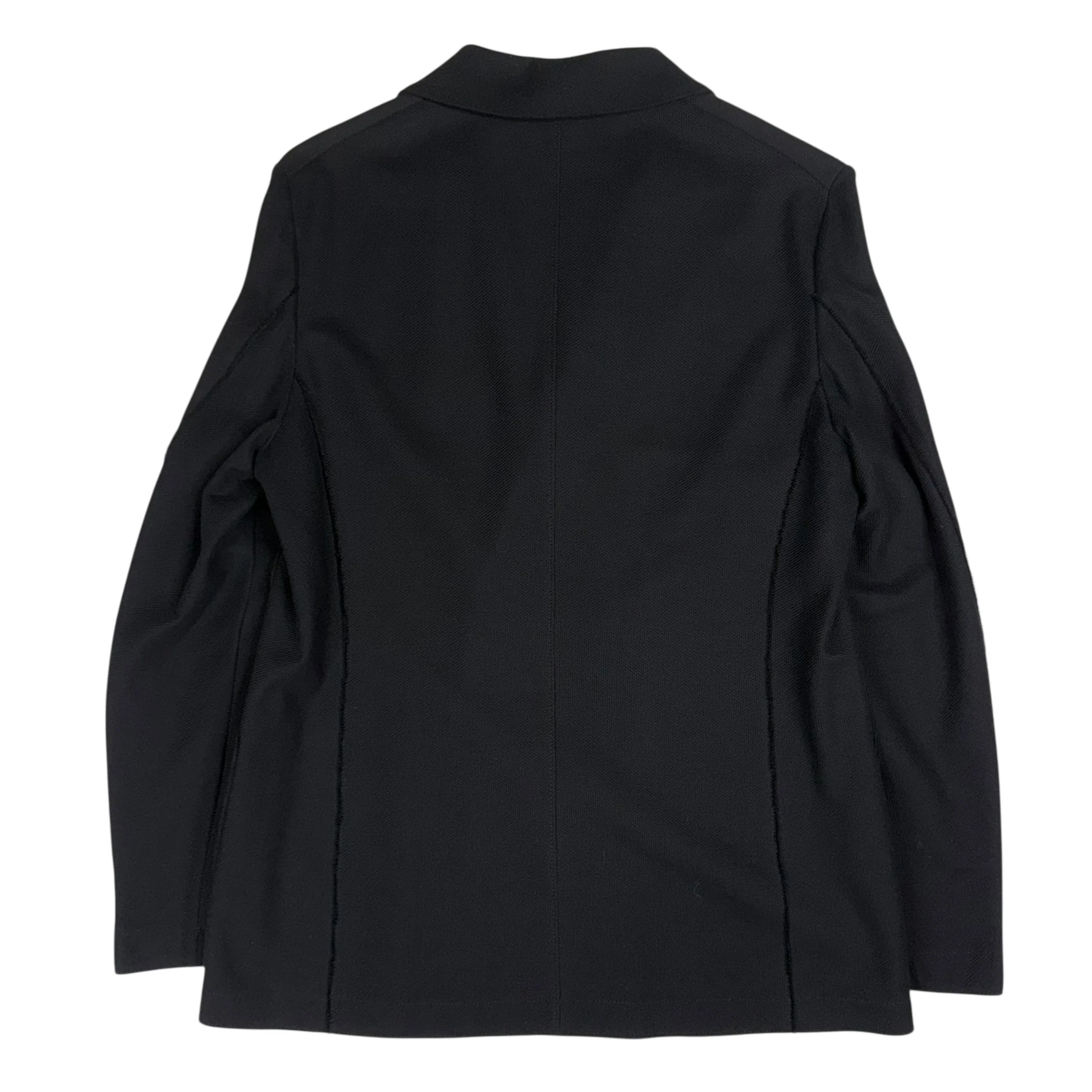 Double Breasted Peak Lapel Loro Piana Exclusive Honeycomb Black - Image 5