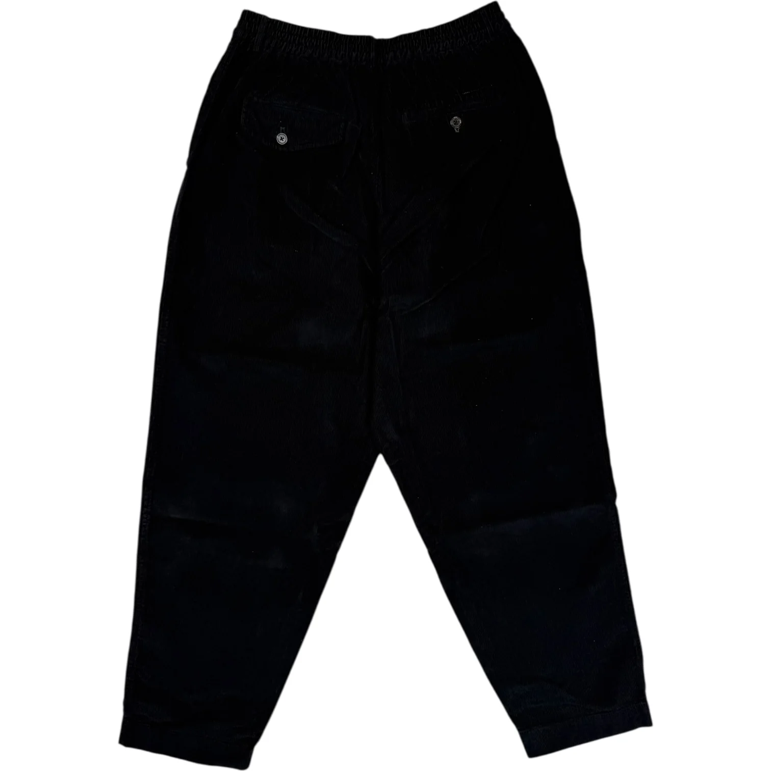 Pleated Track Pant Black Cat Cord - Image 2
