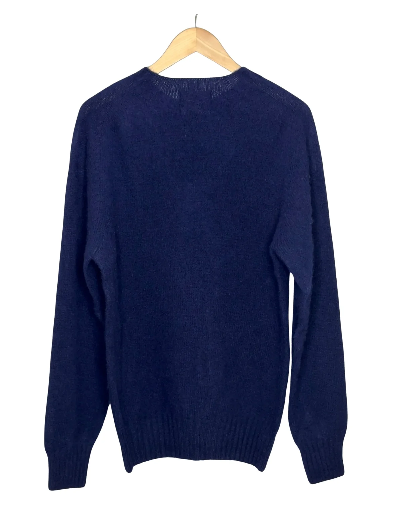 Earth Suedehead Jumper Navy Lambswool - Image 2