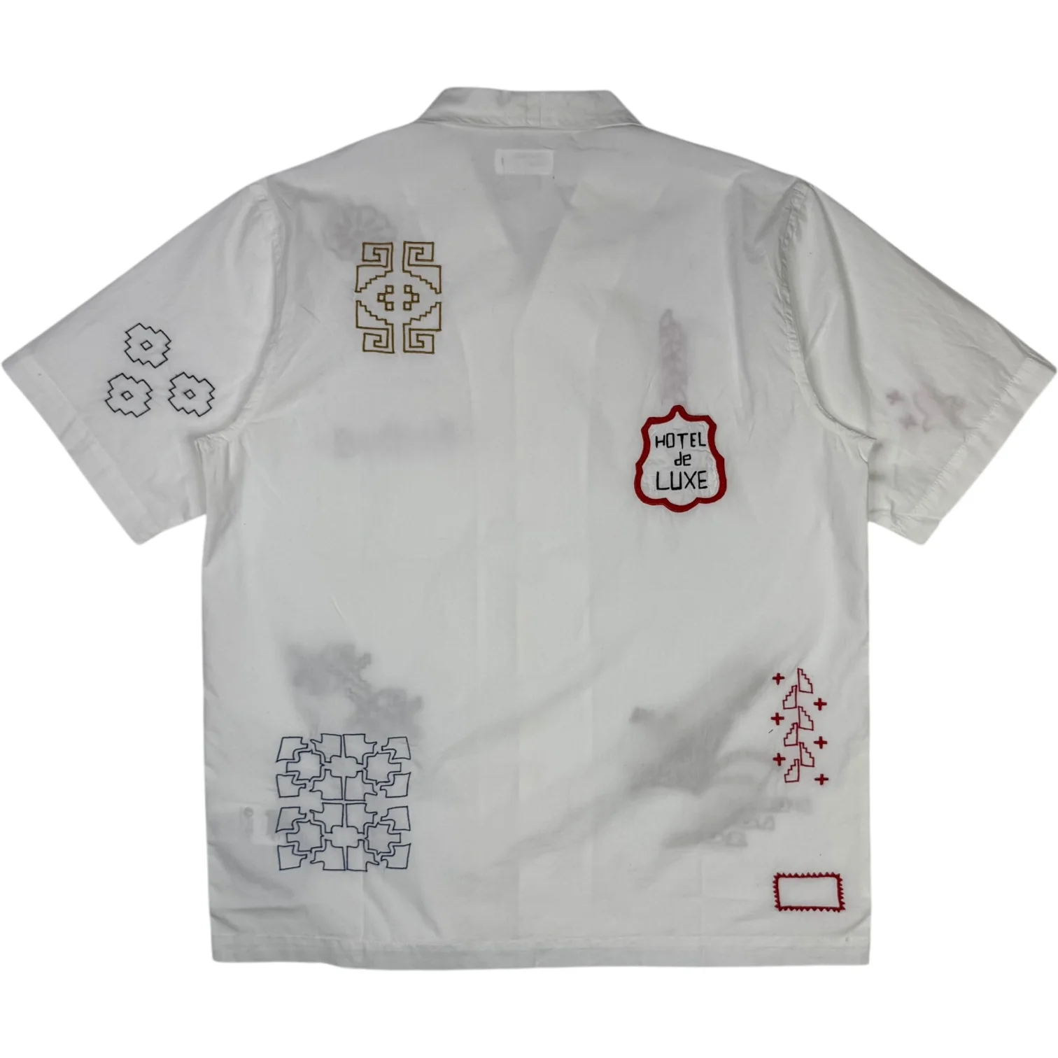 Ecru Embroidered Poplin Minari Shirt - Image 2