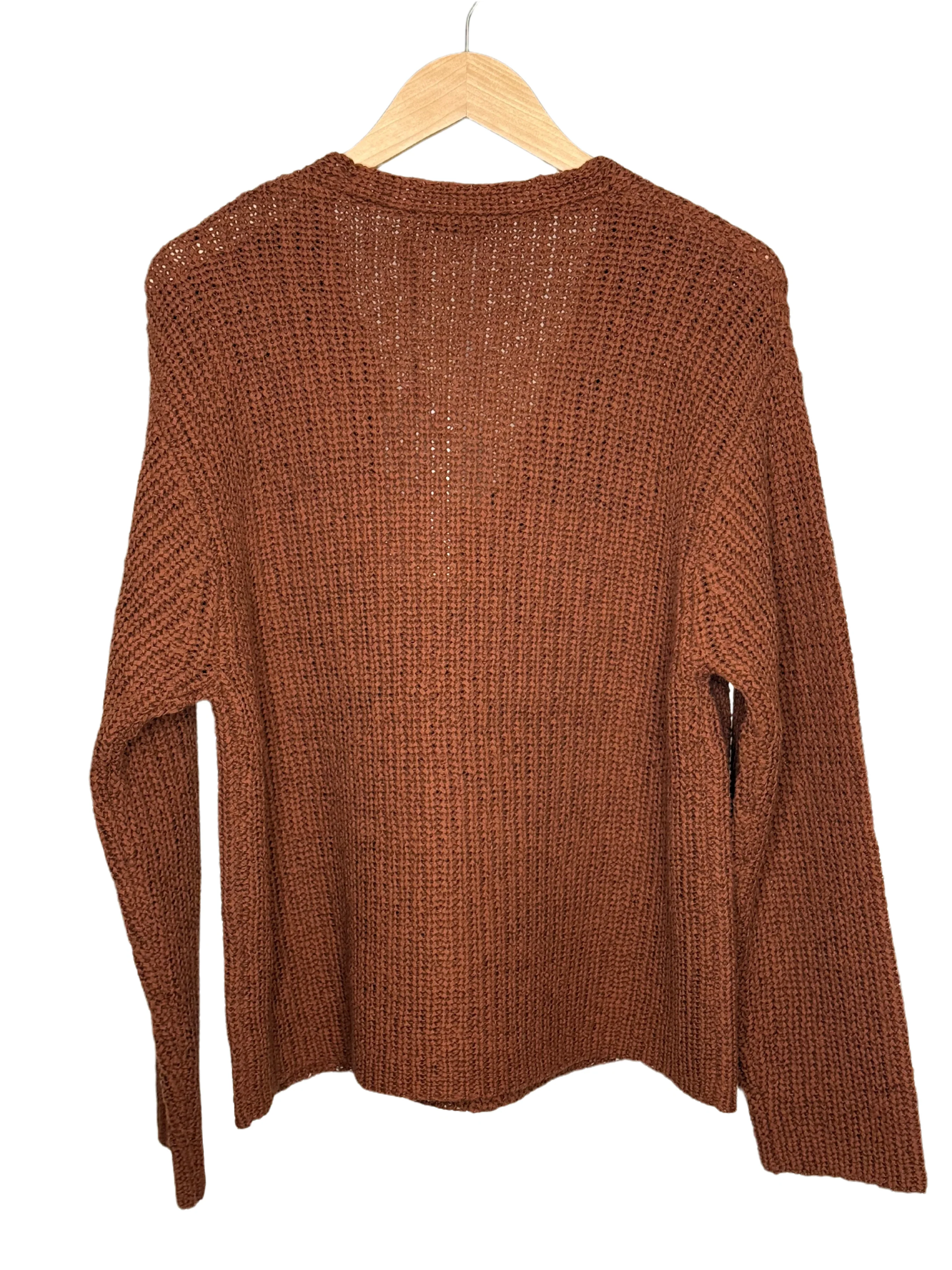 Eldar Relaxed Fit Cardigan Brown - Image 2