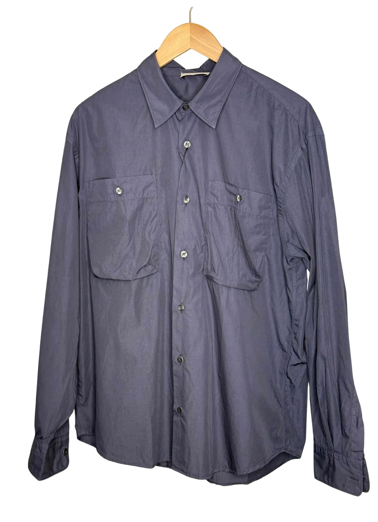 Eren Shirt Cotton Poplin Abisso