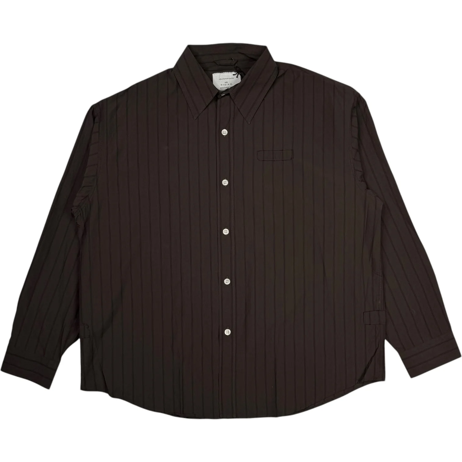 Essay Shirt Dark Brown Triple Stripe