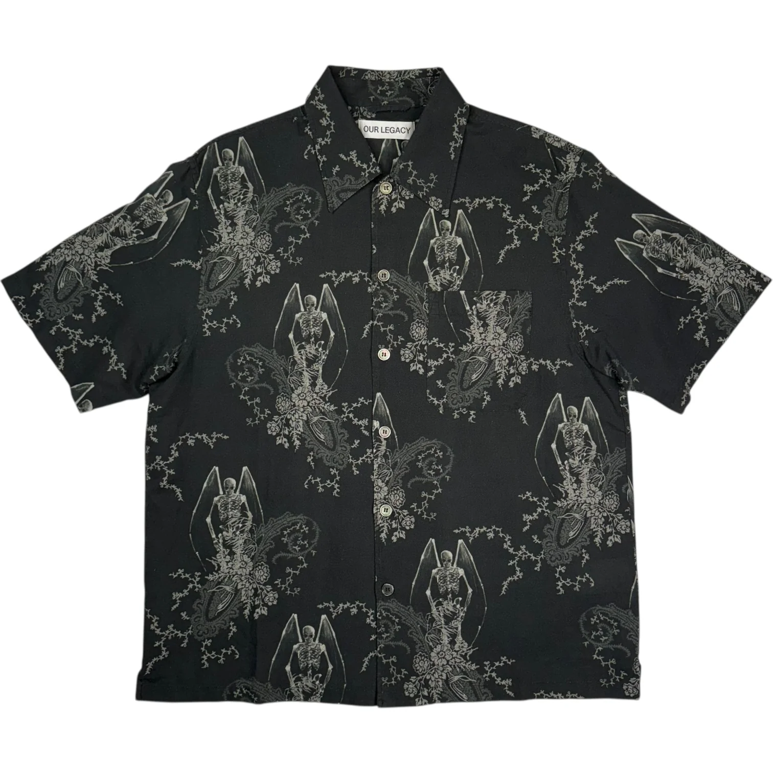 Every Shirt Shortsleeve Death Paisley Print