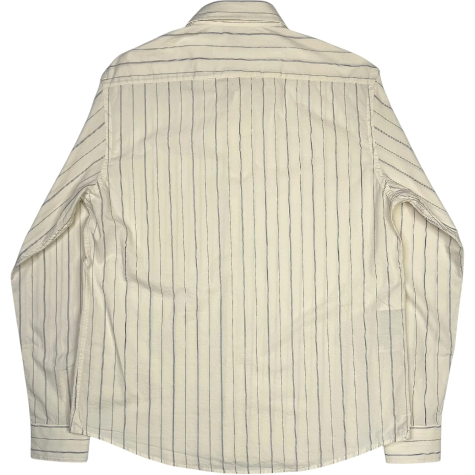 Faziol White Shirt Navy Stripe - Image 2
