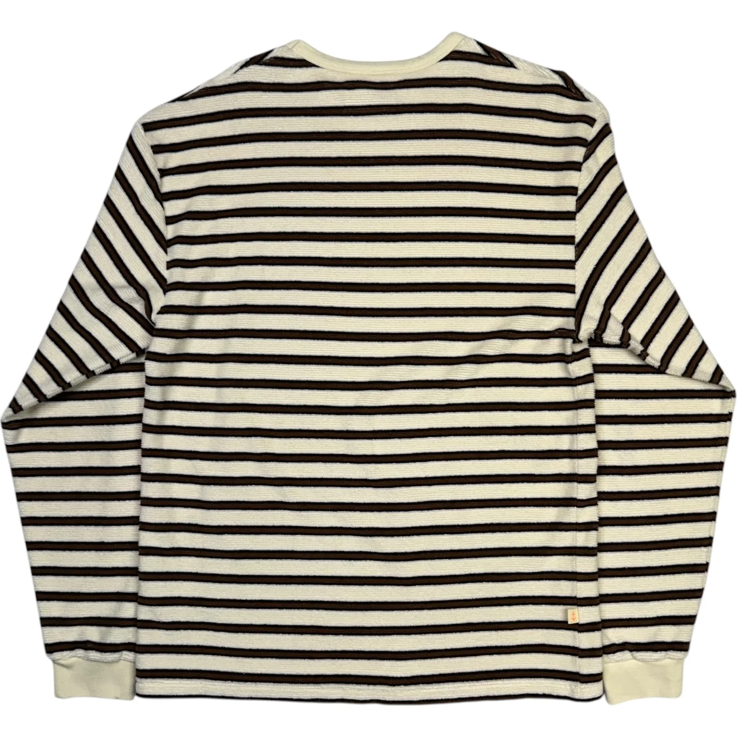 Feijo Long Sleeve T-Shirt Aztec Brown Stripe - Image 2