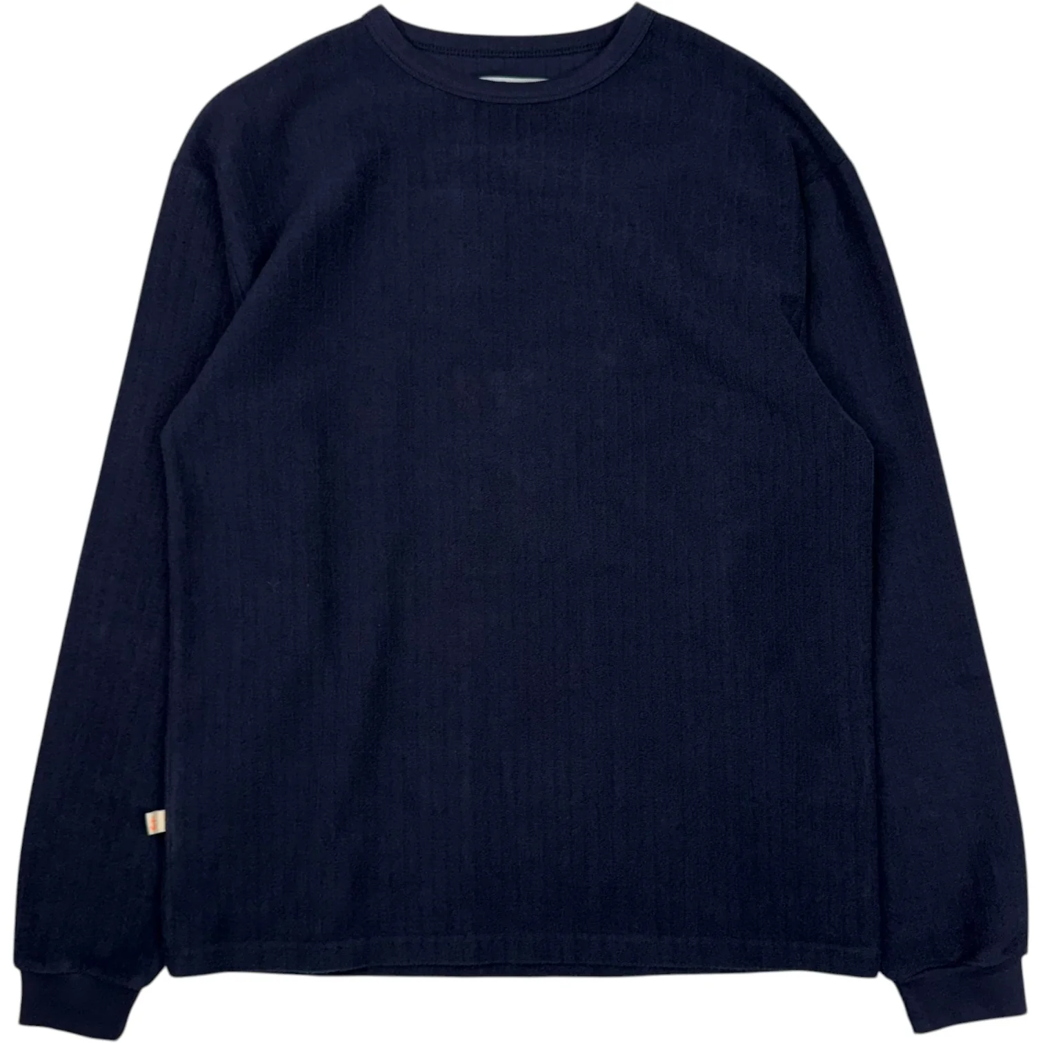 Feijo Long Sleeve T-Shirt Navy Terry Cloth