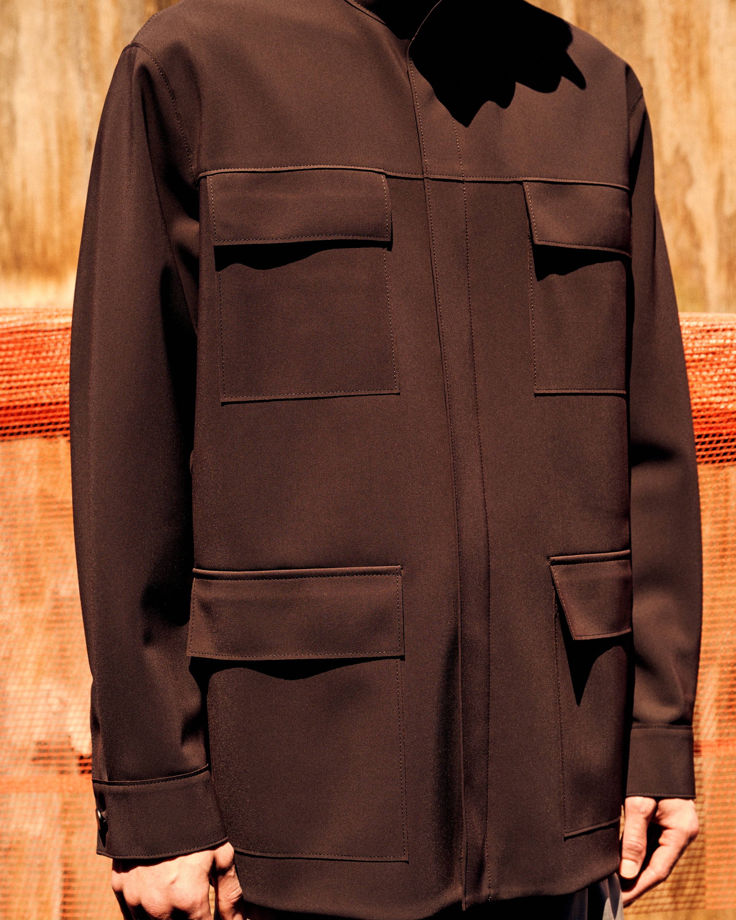 Field Jacket Scuba Dark Brown - Image 5