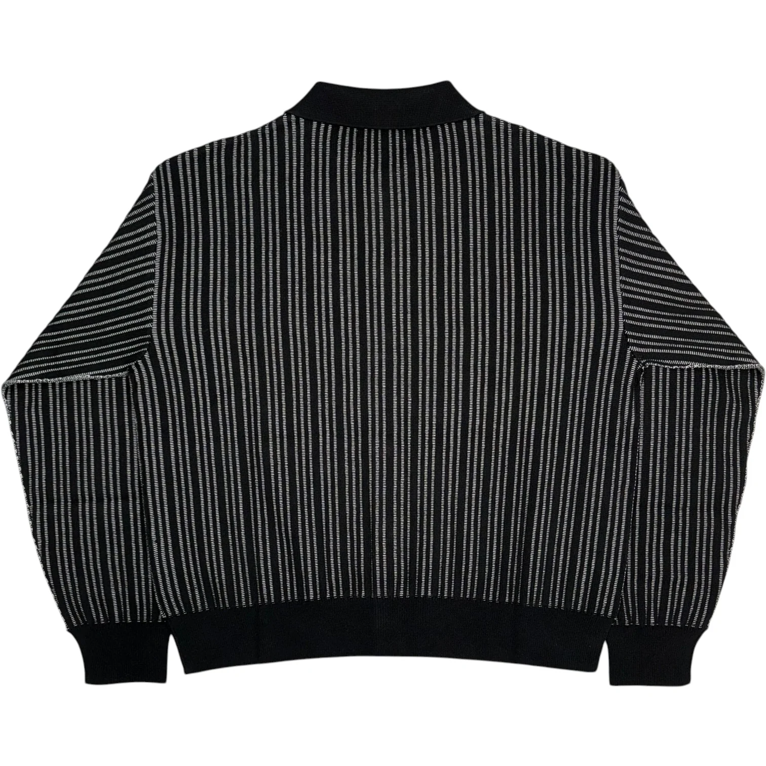 Formal Cardigan Black Stripe - Image 2