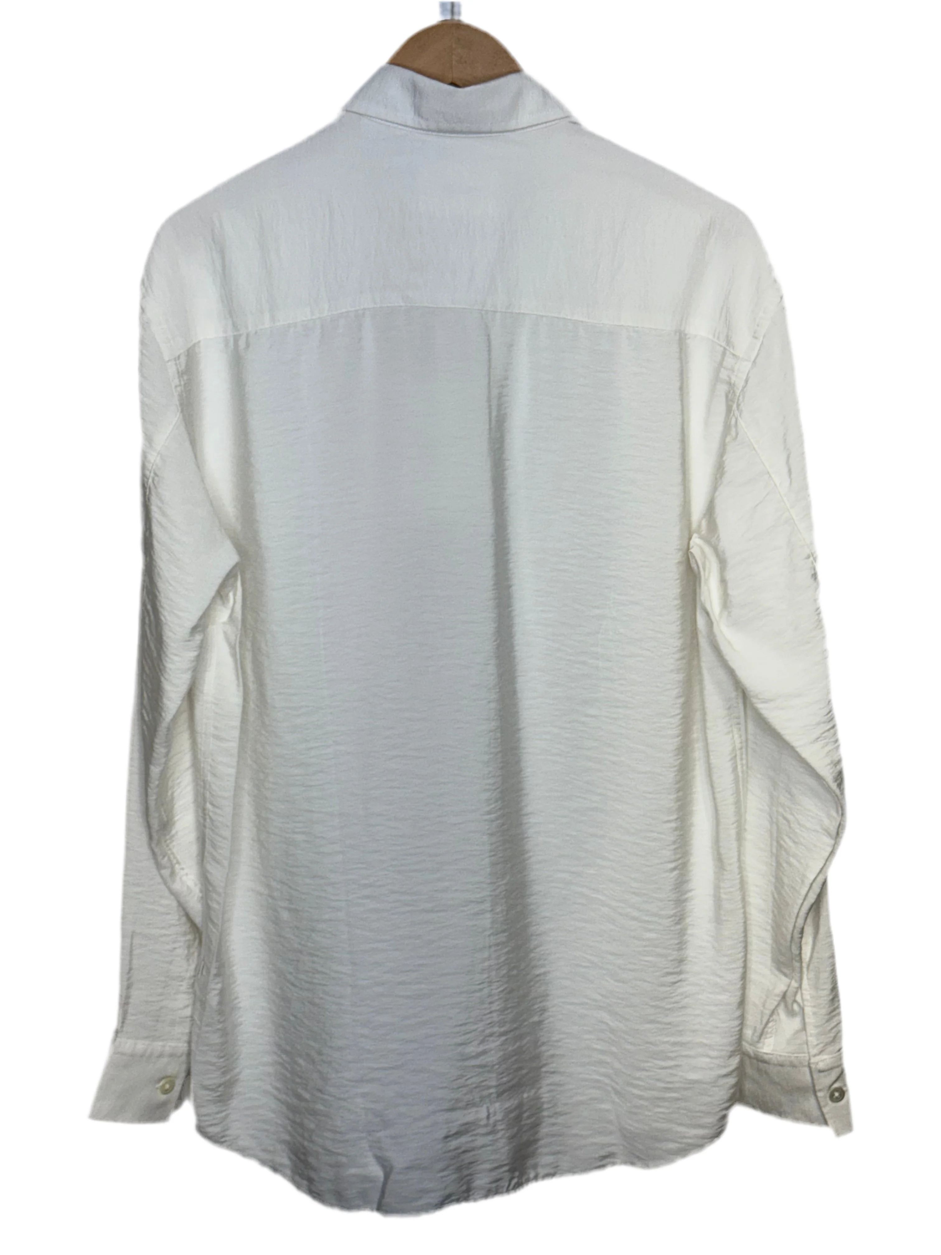 Freddy Button Front Shirt White Tencel - Image 2