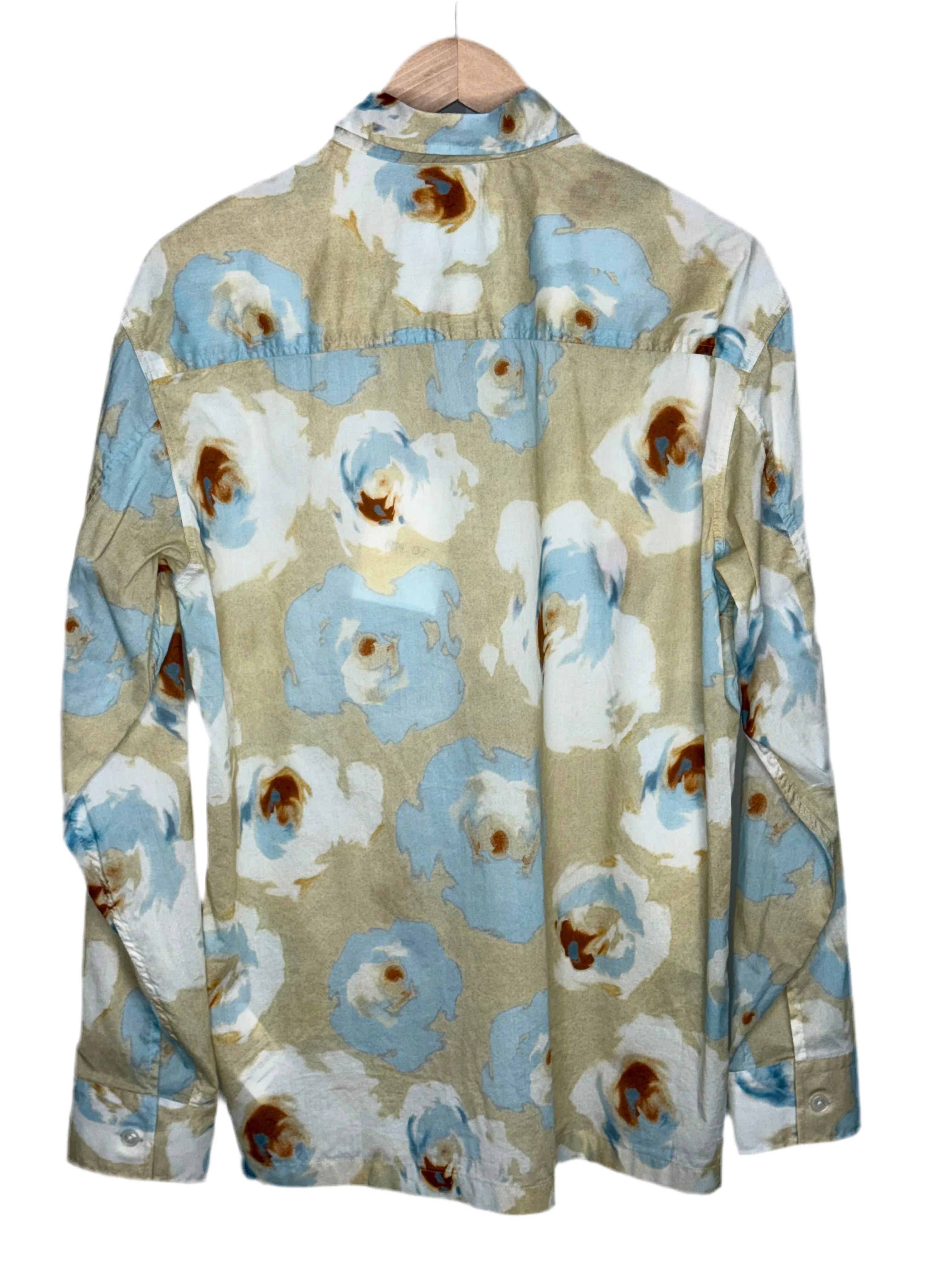 Freddy No Pocket Short Sleeve Shirt Blue Print - Image 2