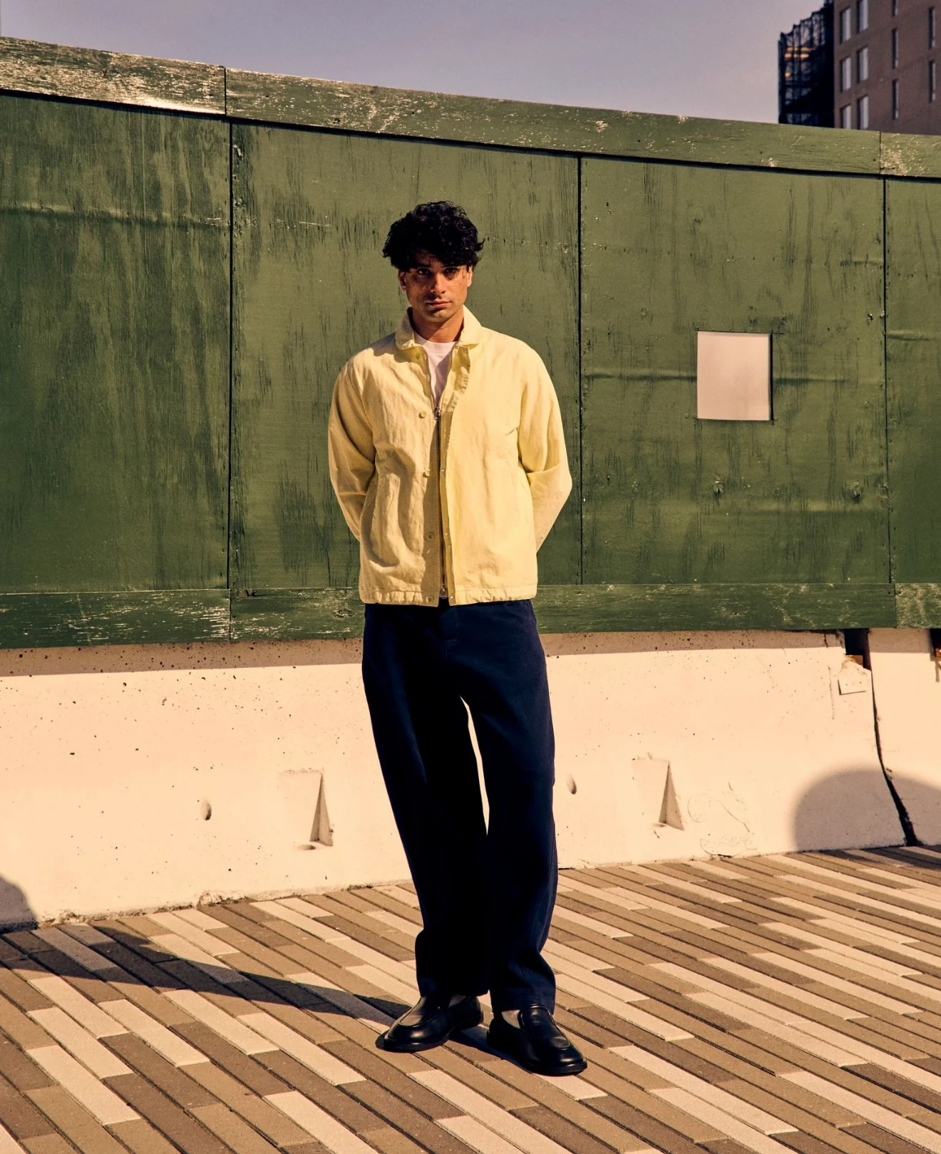 Greca Overshirt Metallo Light Green - Image 3