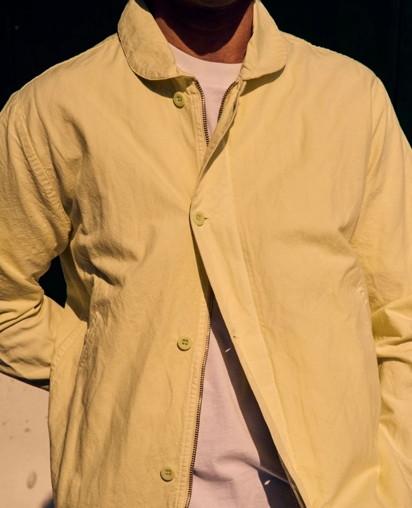 Greca Overshirt Metallo Light Green - Image 5