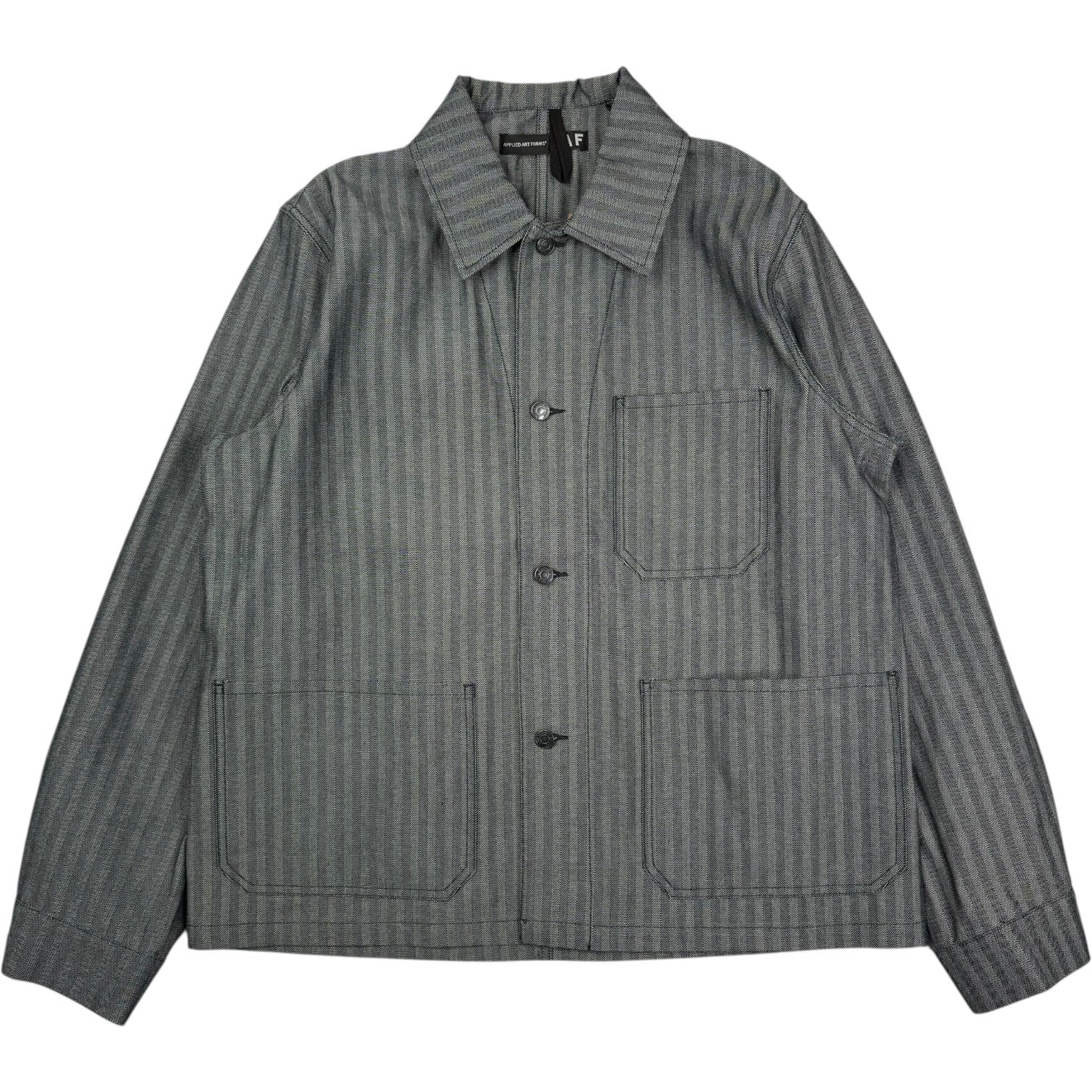 Herringbone Chore Jacket Raw Denim