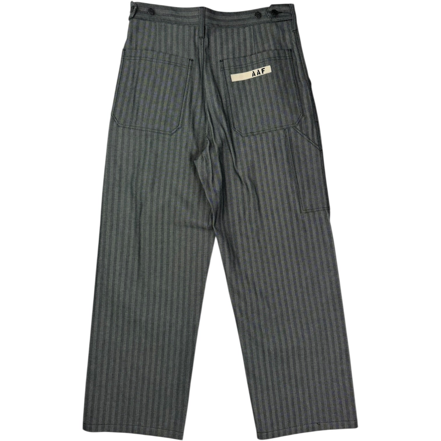 Herringbone Construction Pants Raw Denim - Image 2