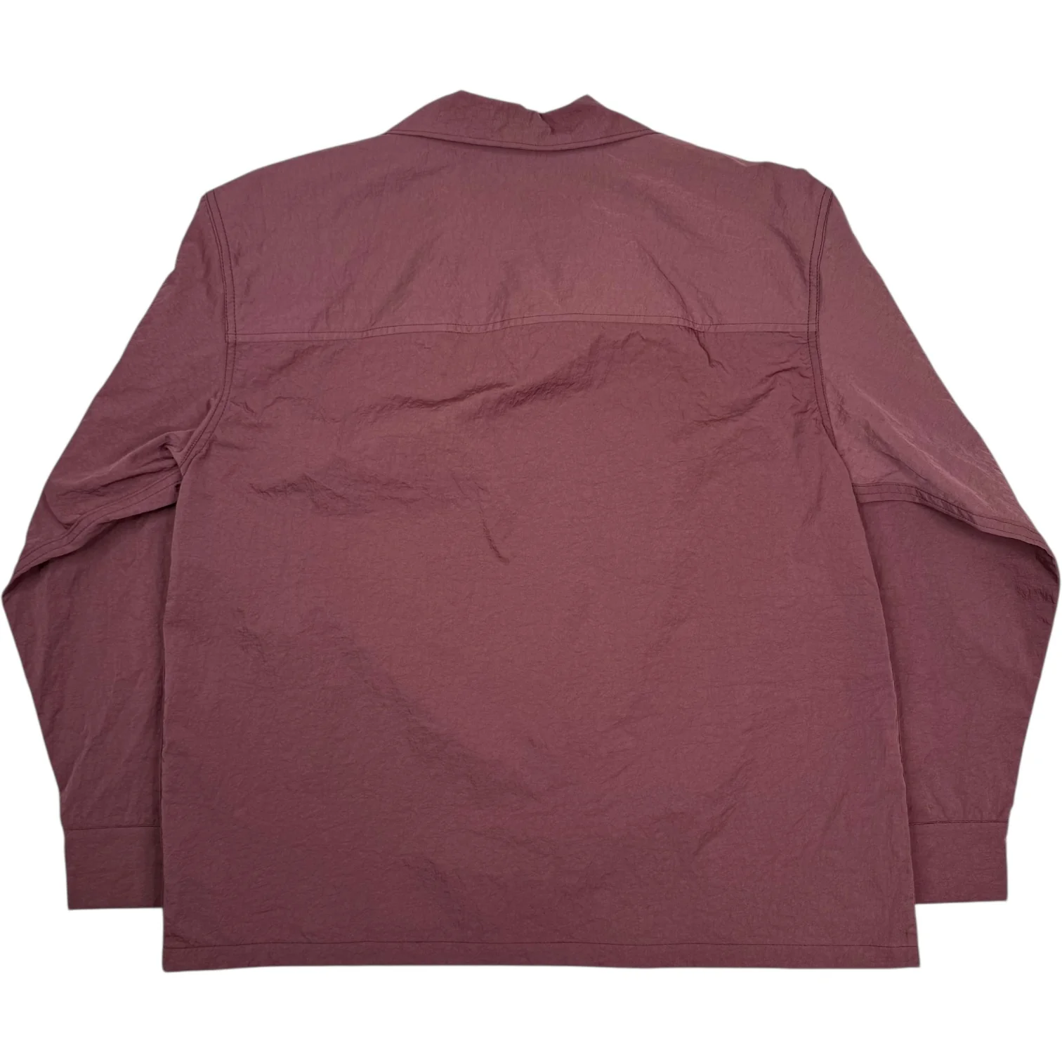 Hidden Shirt Grundy Japanese Nylon Twill Burgundy - Image 2