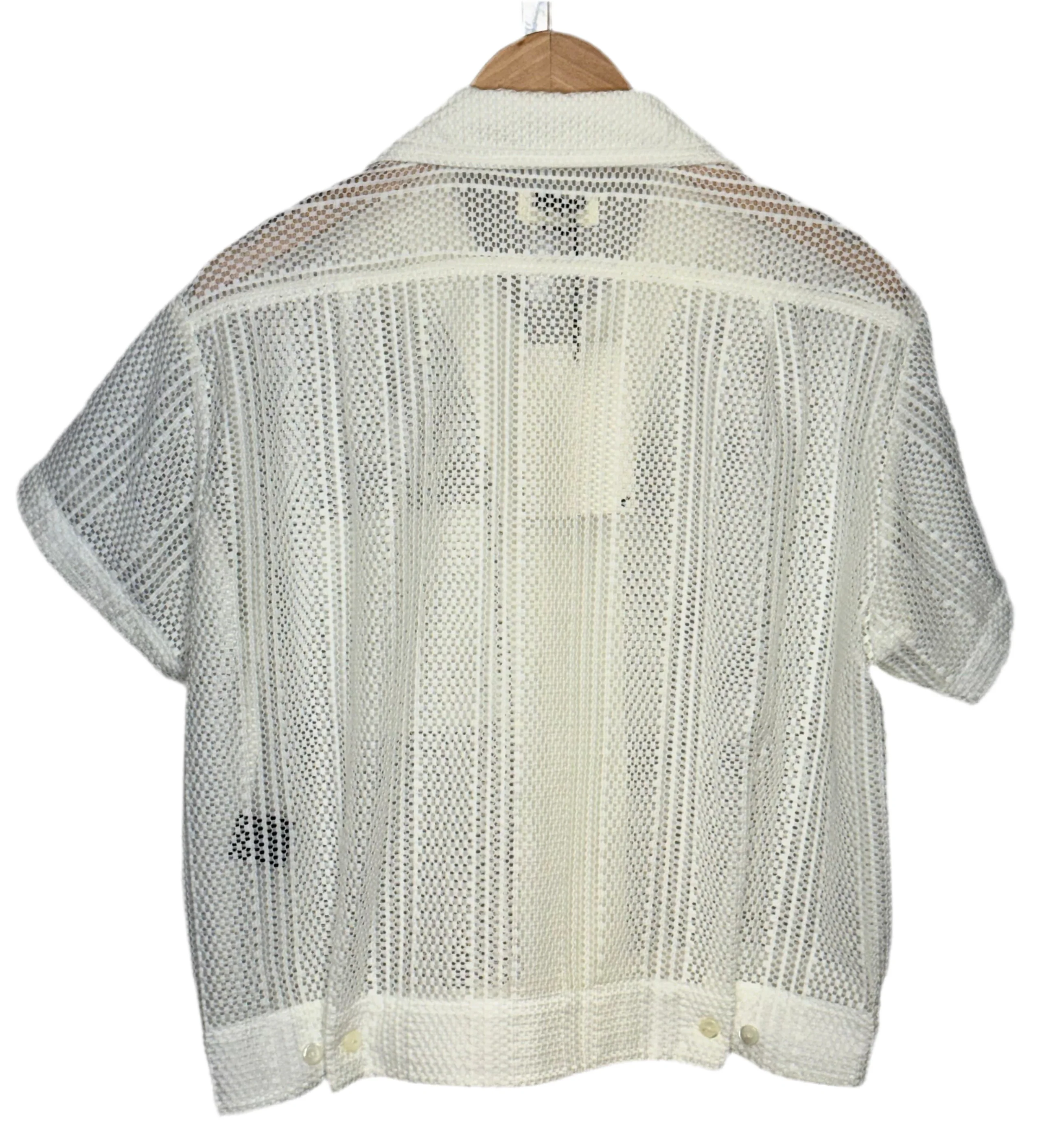 Indio Shirt White Recycled Polyester - Image 3