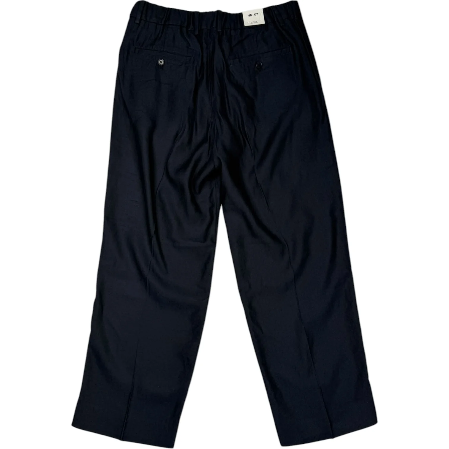 Kay Deep Navy Viscose Blend - Image 2