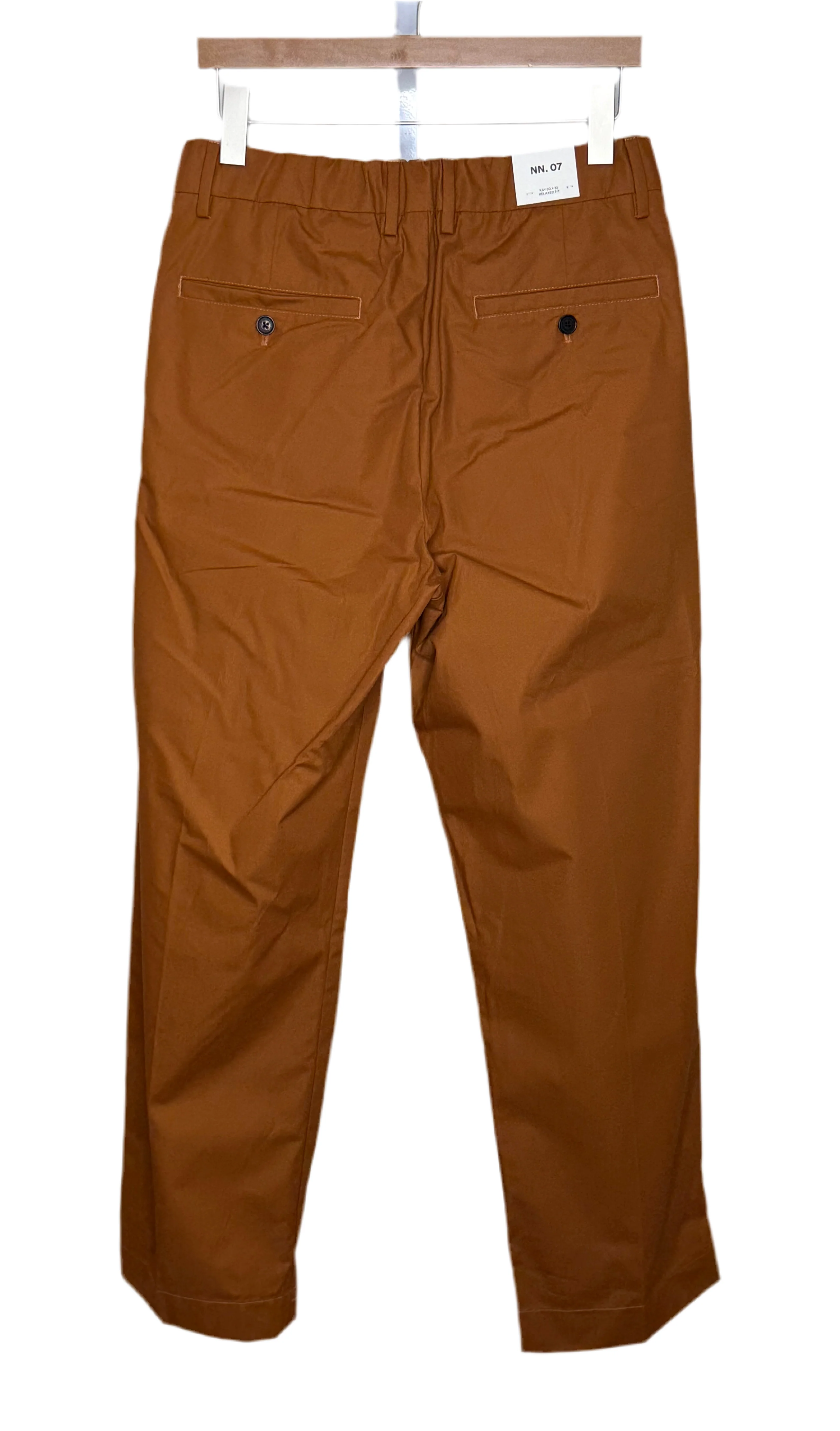 Kay Pant Caramel Organic Cotton - Image 2