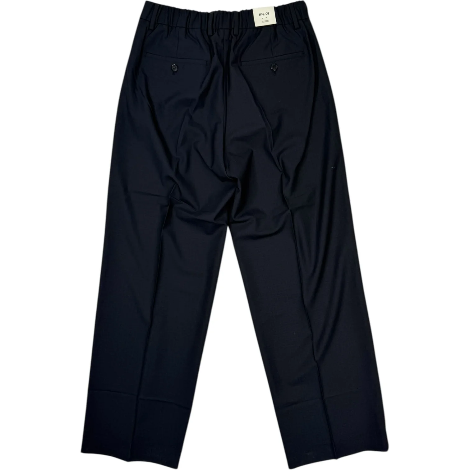 Kay Pants Deep Navy Wool Blend - Image 2